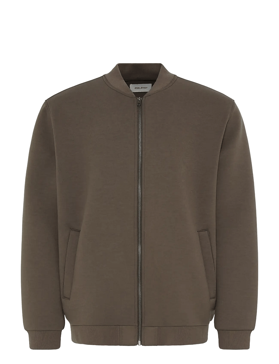 Blend - BHKEIRAN SCUBA BOMBER - frühlingsjacken - turkish coffee - 1