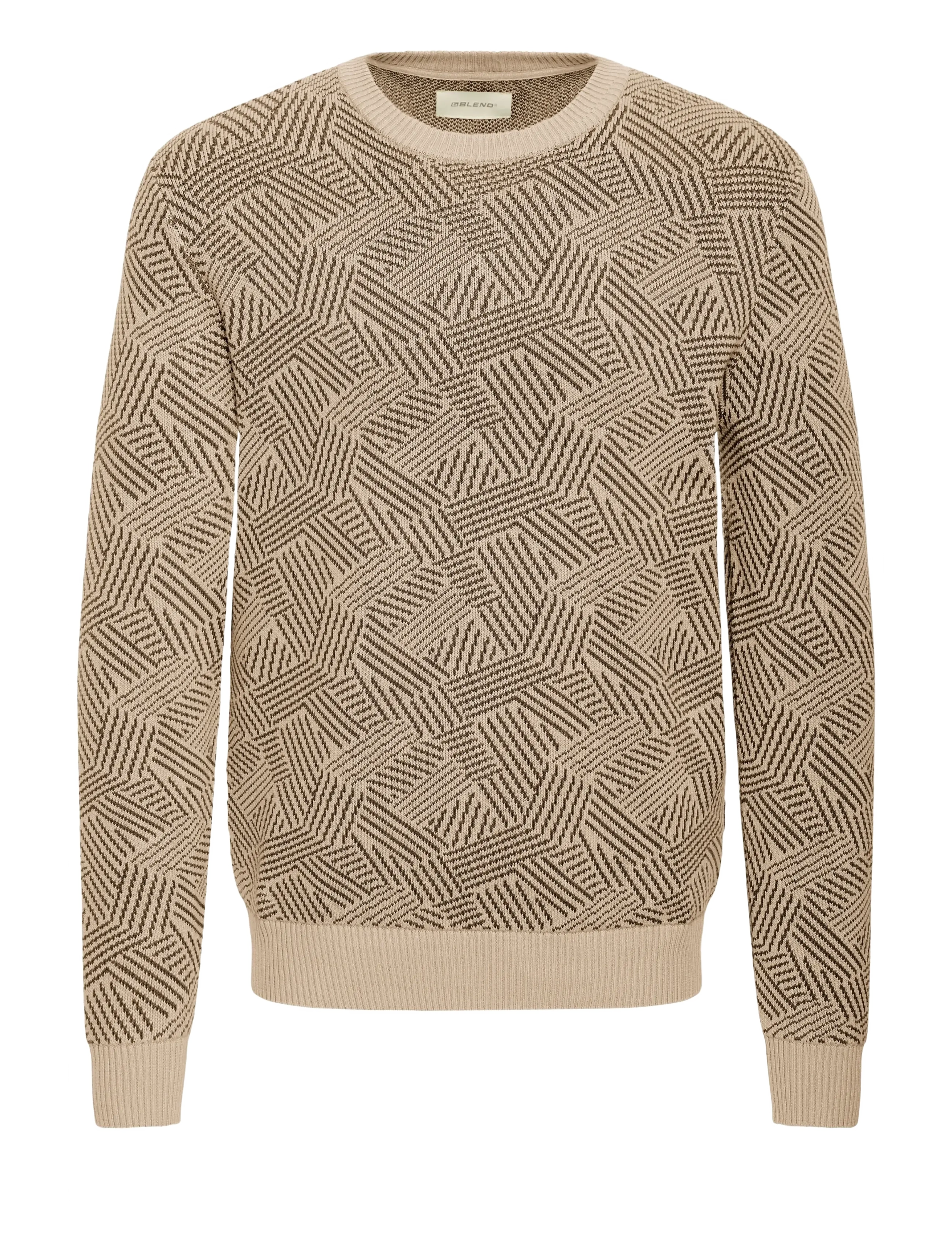 Blend BHCIDO PULLOVER - Kleidung - CROCKERY / beige
