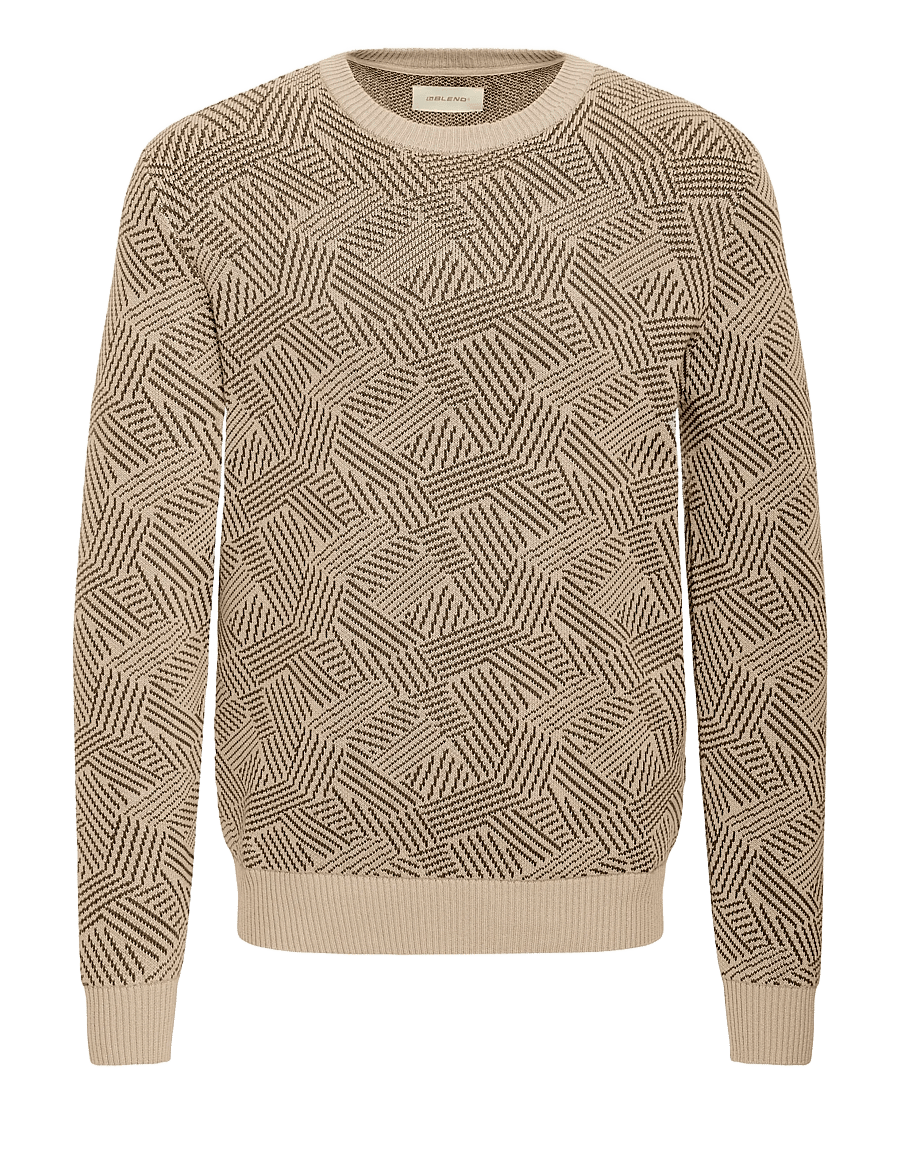 Blend - BHCIDO PULLOVER - rundhals - crockery - 1