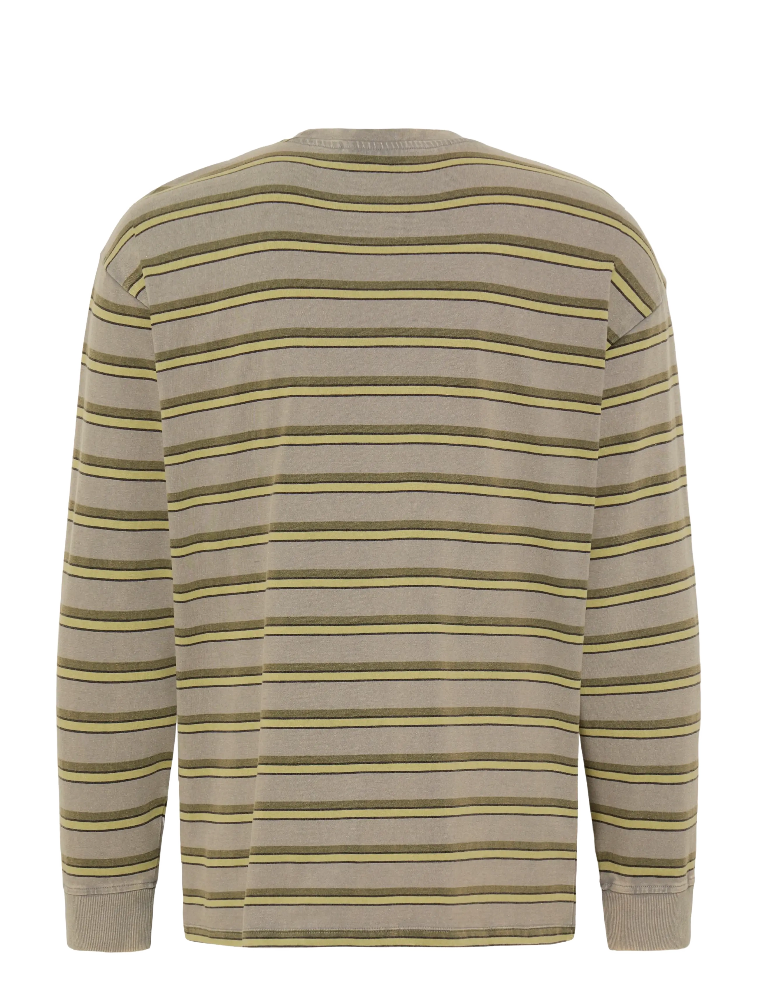 Blend - BHKARSYN WASH STRIPE L/S TEE - gray matter - 2