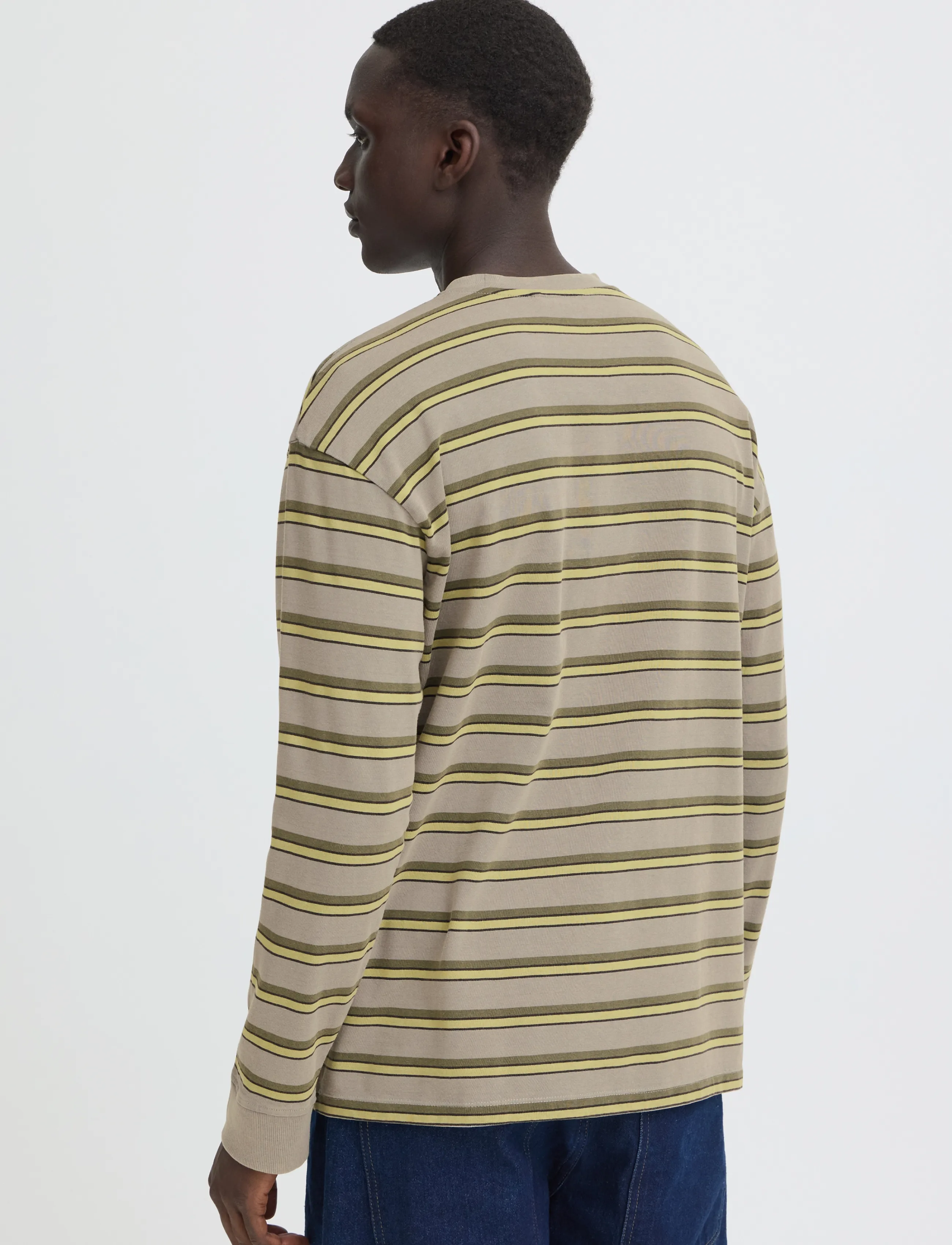 Blend - BHKARSYN WASH STRIPE L/S TEE - gray matter - 3