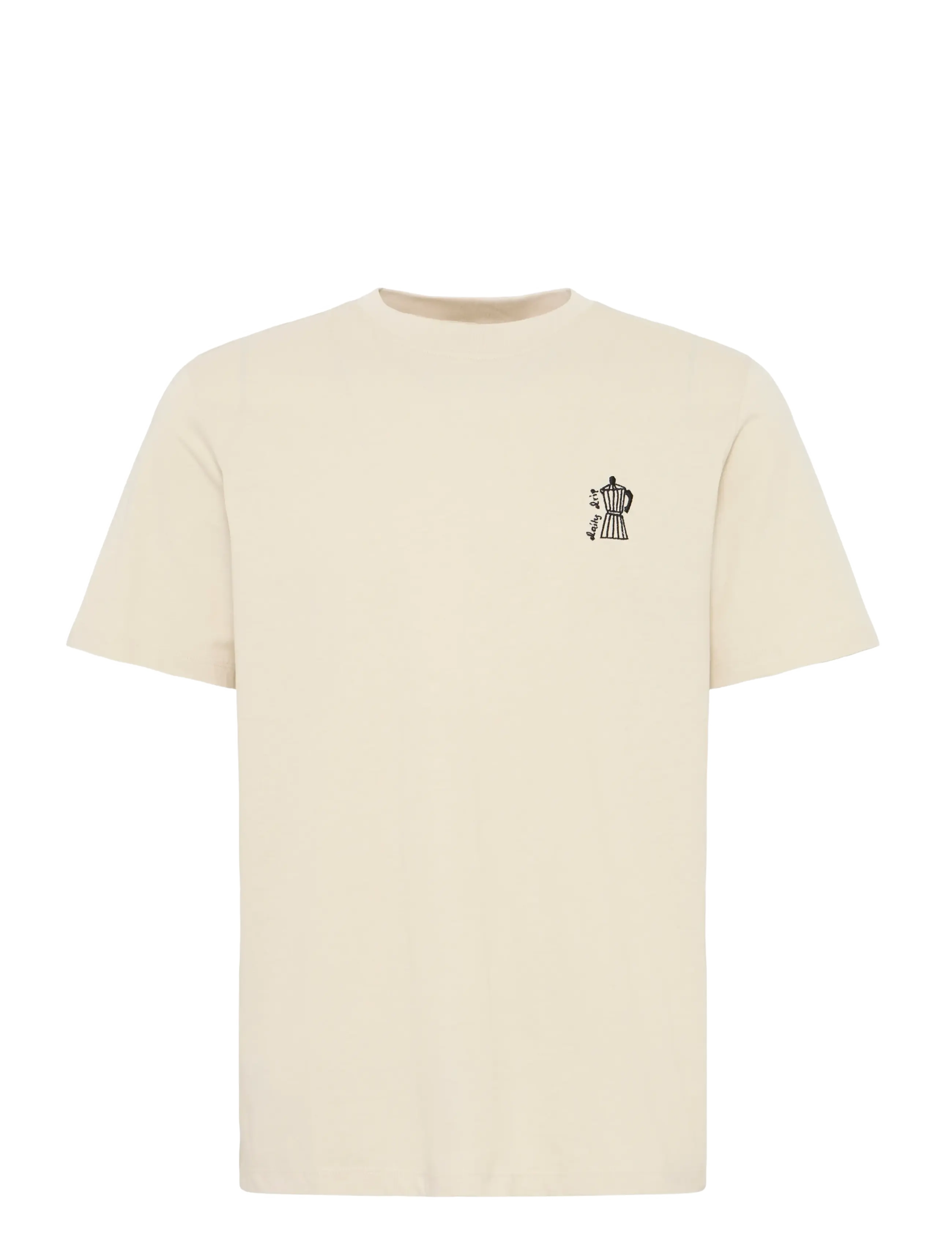 Blend - BHKAZ S/S EMB TEE - kollektionen - oyster gray - 1