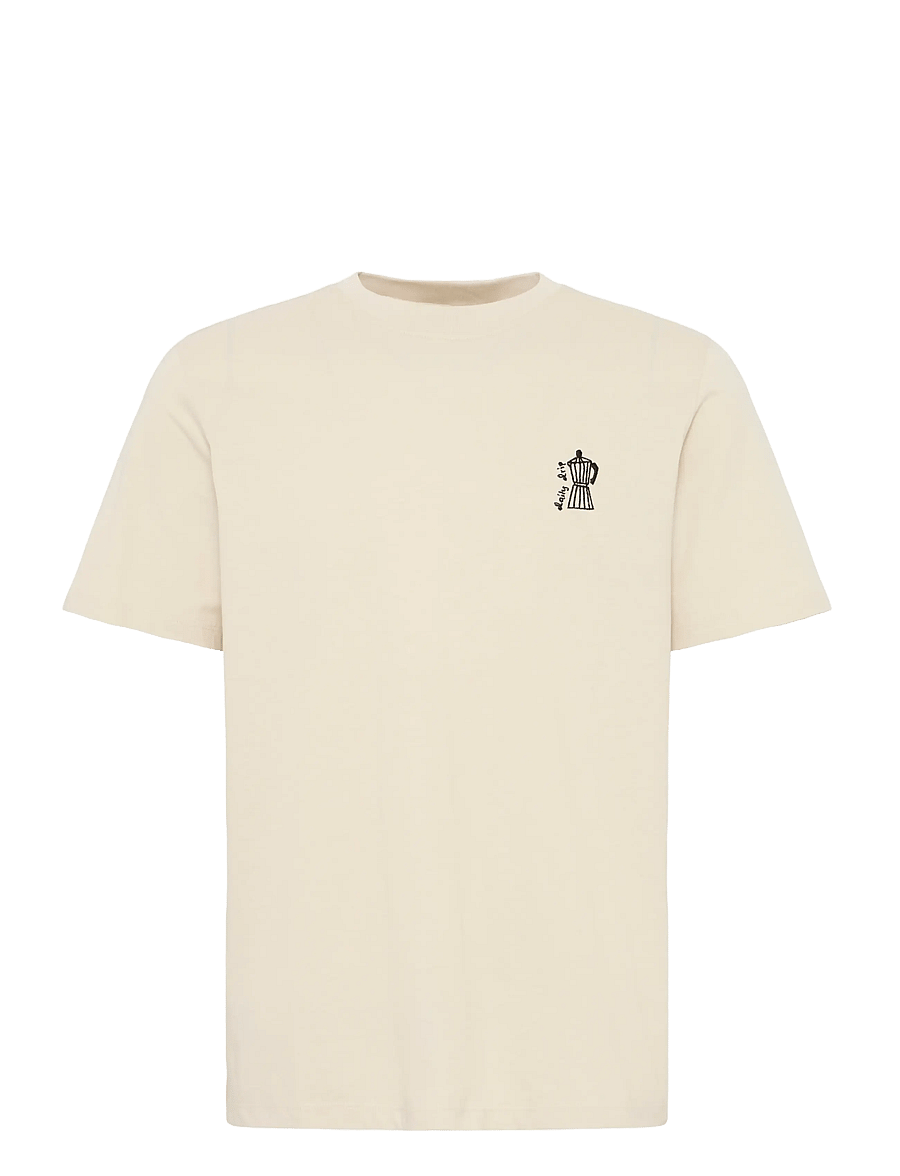 Blend - BHKAZ S/S EMB TEE - kollektionen - oyster gray - 1