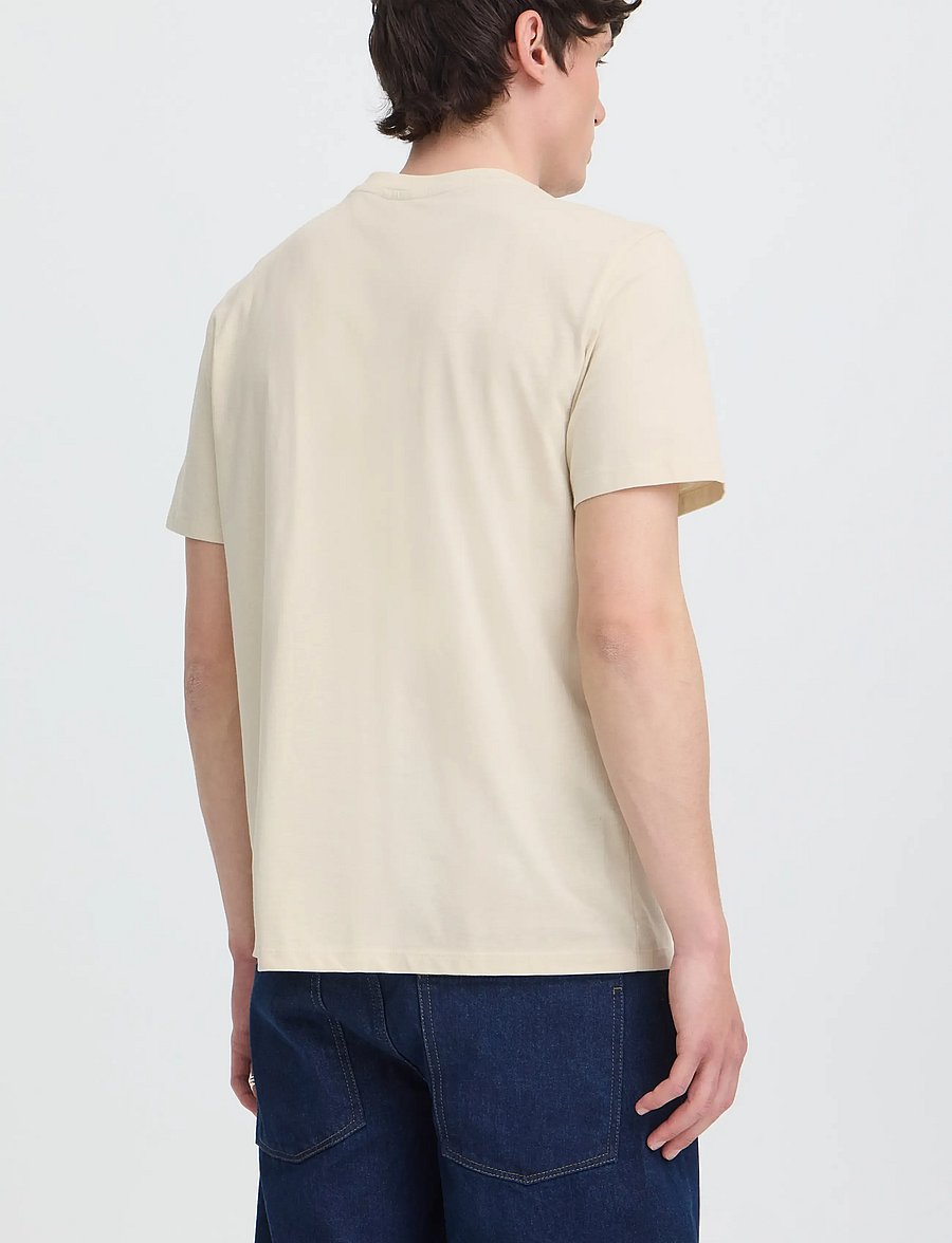 Blend - BHKAZ S/S EMB TEE - kollektionen - oyster gray - 3