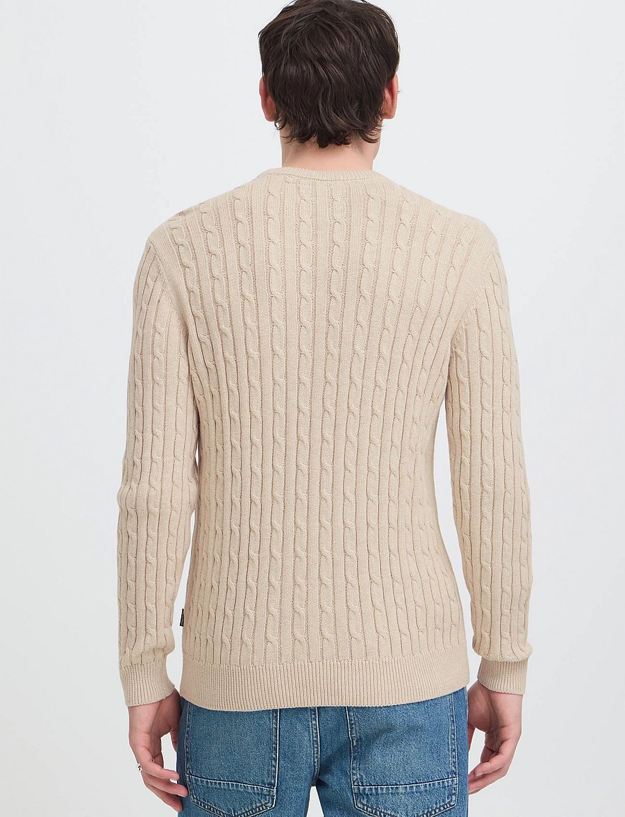 Blend - BHCURT PULLOVER - round necks - crockery melange - 3