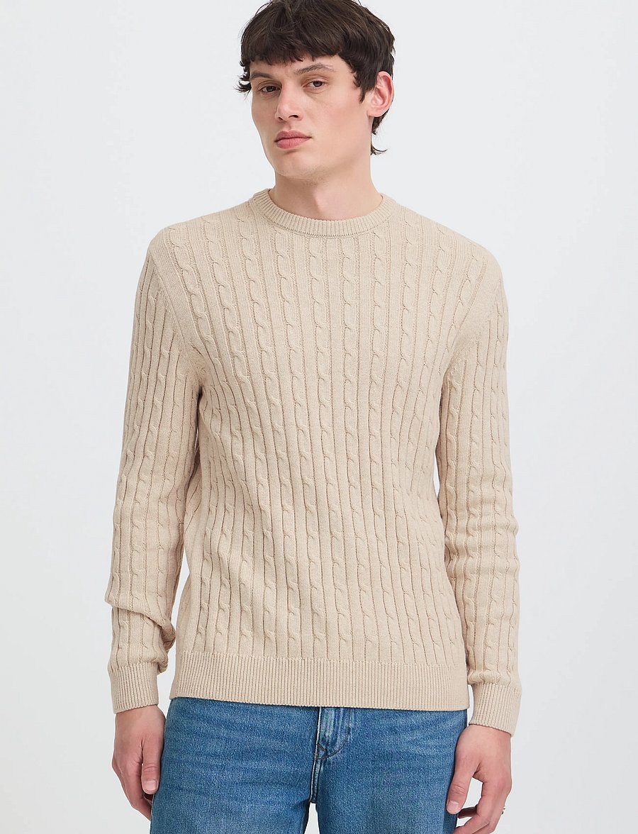 Blend - BHCURT PULLOVER - round necks - crockery melange - 5