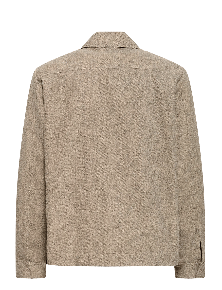 Blend - BHELJAS OVERSHIRT - frühlingsjacken - crockery melange - 2