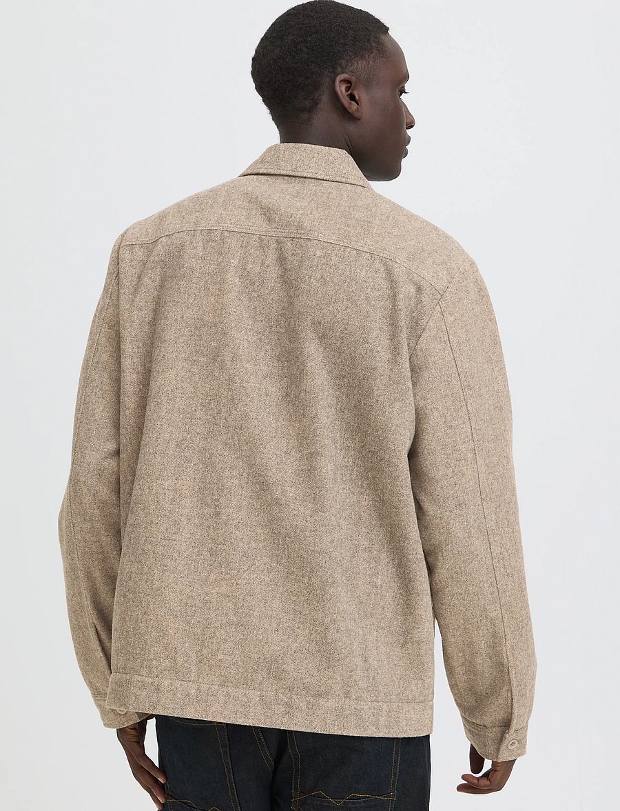 Blend - BHELJAS OVERSHIRT - frühlingsjacken - crockery melange - 3