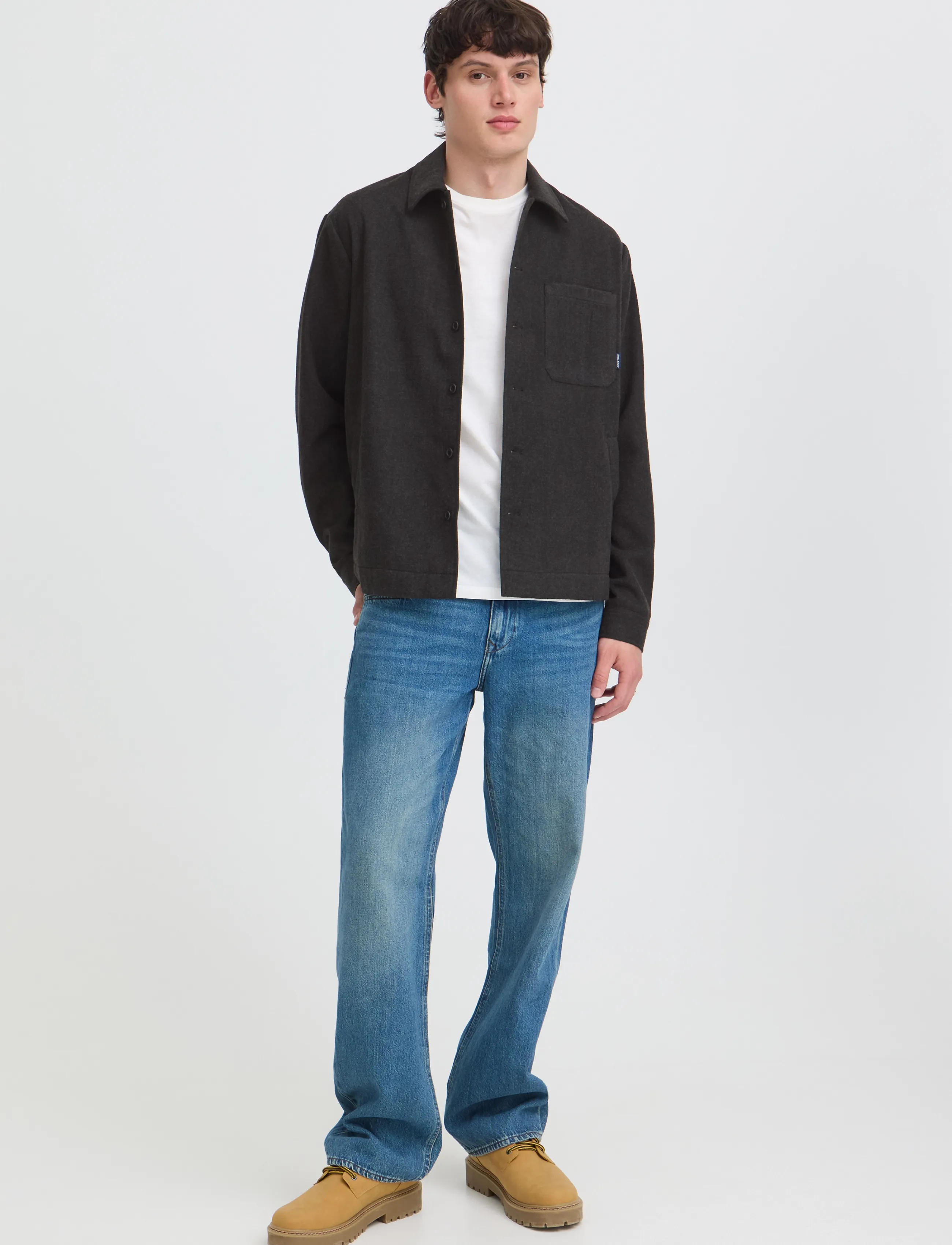 Blend BHELJAS OVERSHIRT - Jacken - SALUTE MELANGE / grey