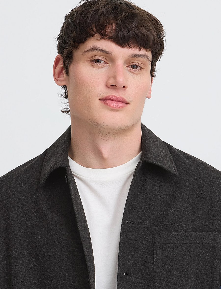 Blend - BHELJAS OVERSHIRT - forårsjakker - salute melange - 4