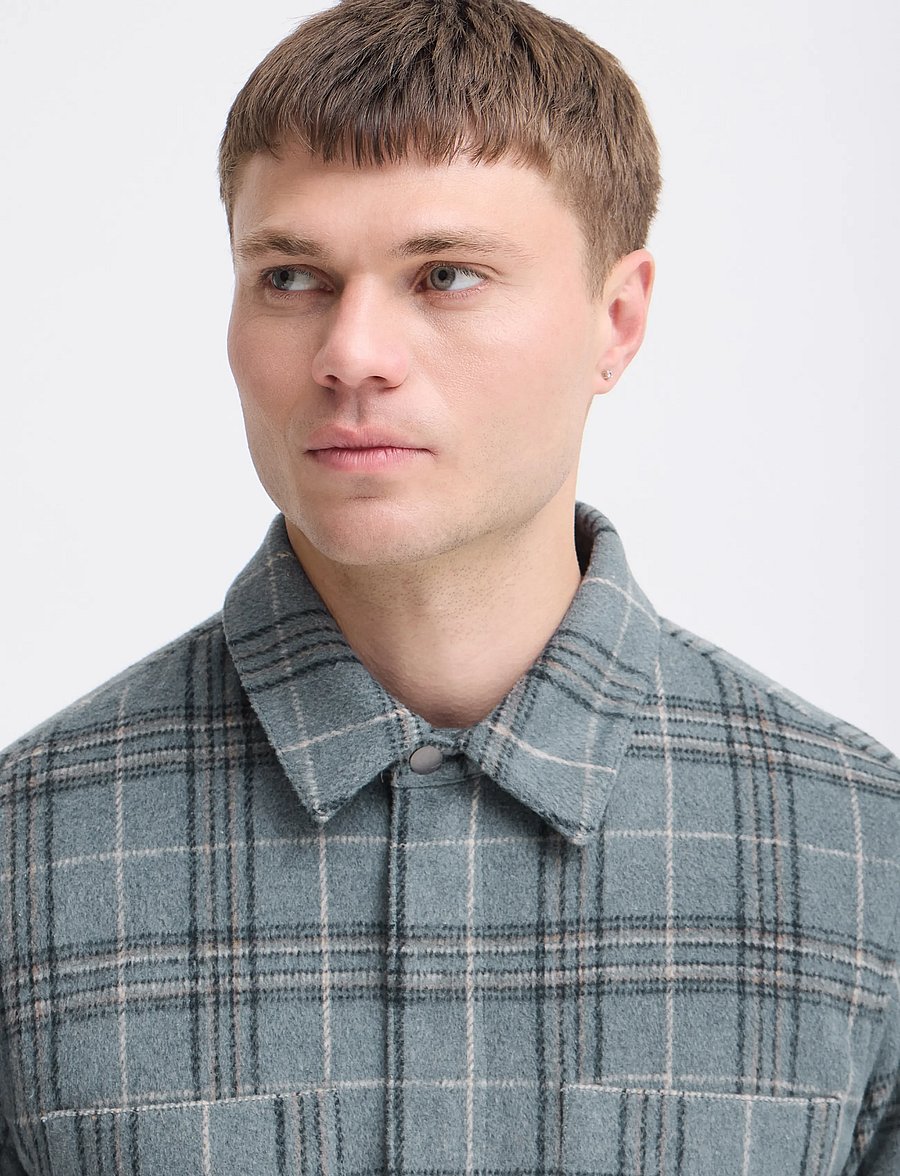 Blend - BHFAUST OVERSHIRT - Überhemden - stormy weater - 4