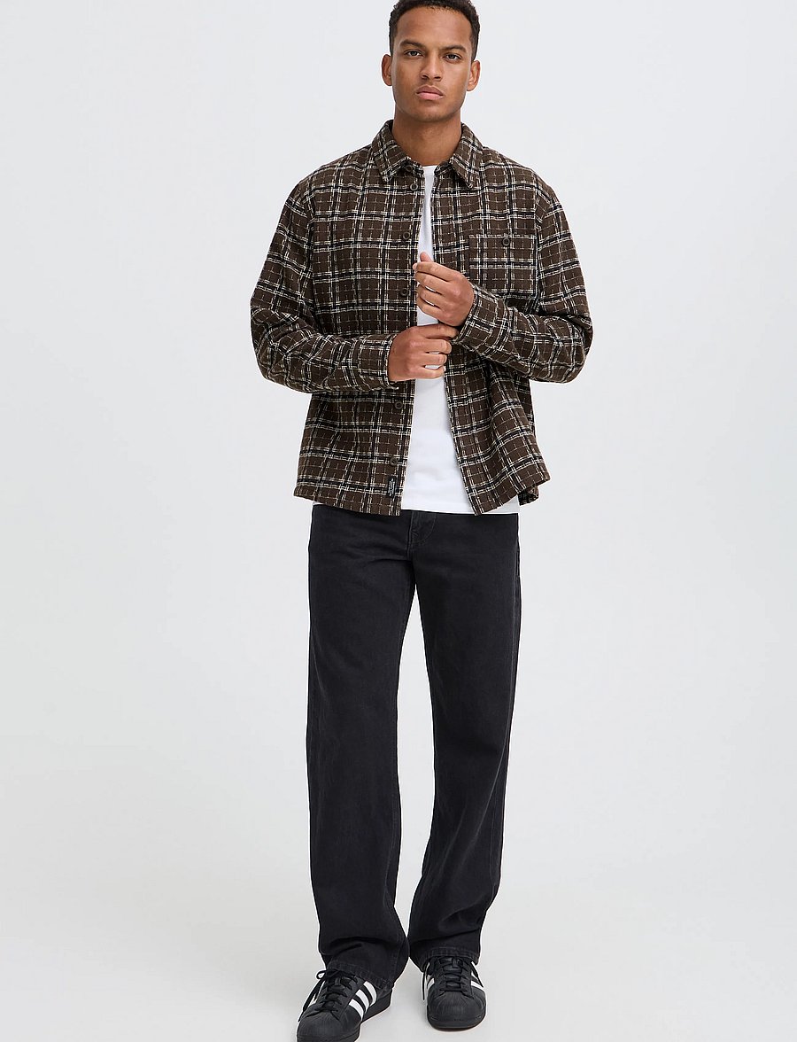 Blend - BHCURTIS OVERSHIRT - Überhemden - turkish coffee - 0
