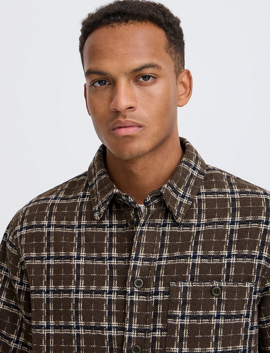 Blend - BHCURTIS OVERSHIRT - Überhemden - turkish coffee - 4