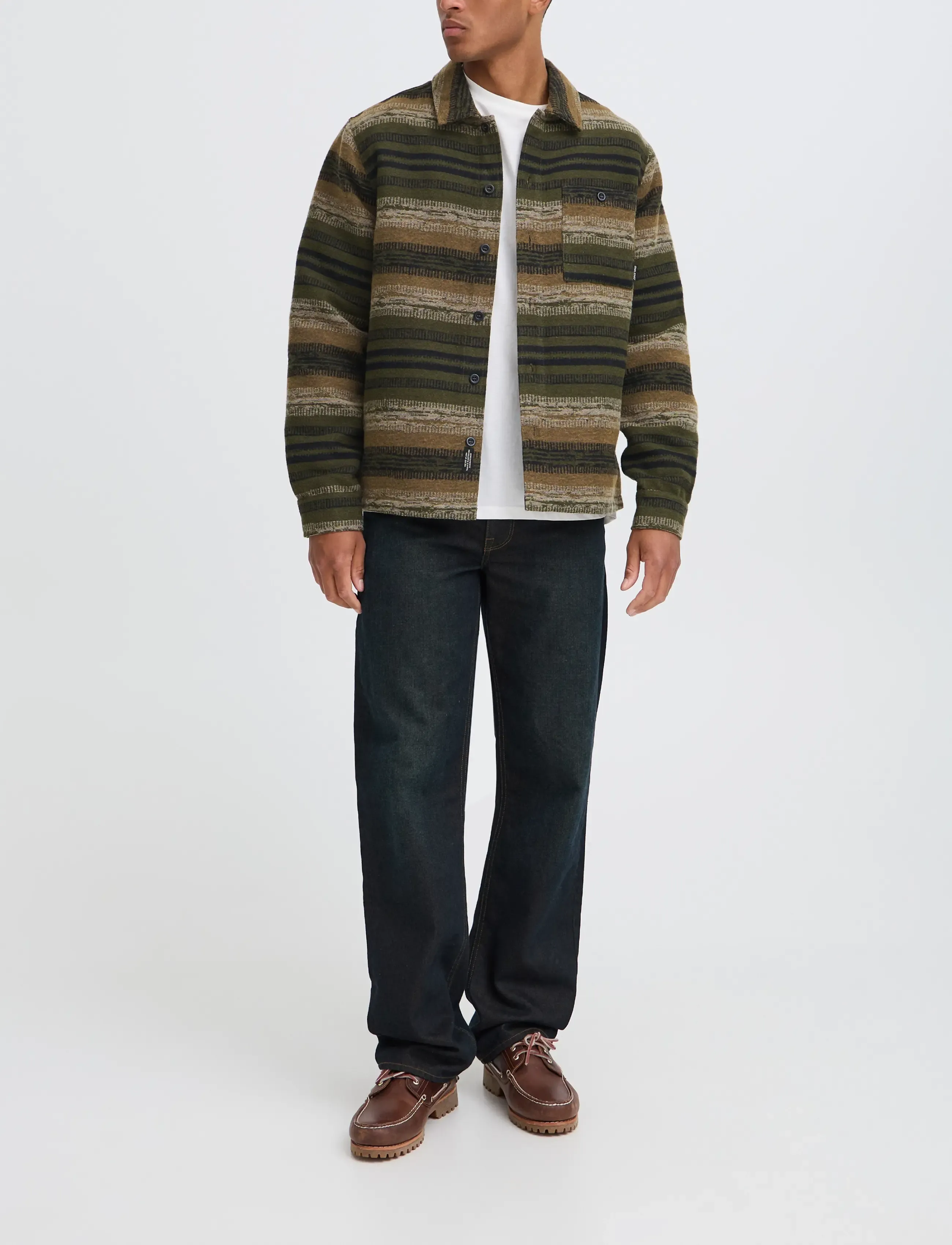 Blend BHCRAIG OVERSHIRT - Überhemden - DEEP DEPTHS / khaki/green