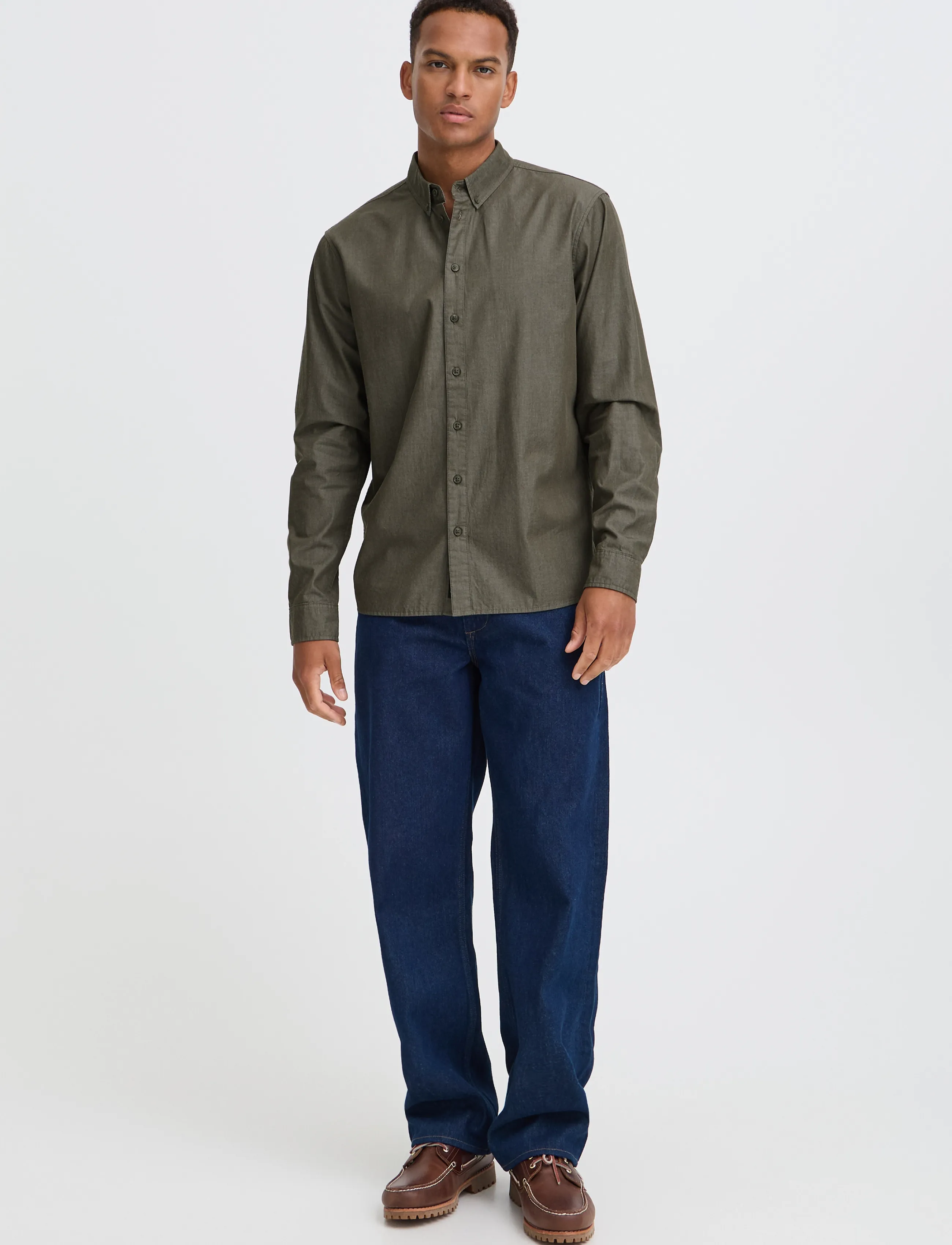 Blend BHCLAUDI SHIRT - Blend - DEEP DEPTHS / khaki/green