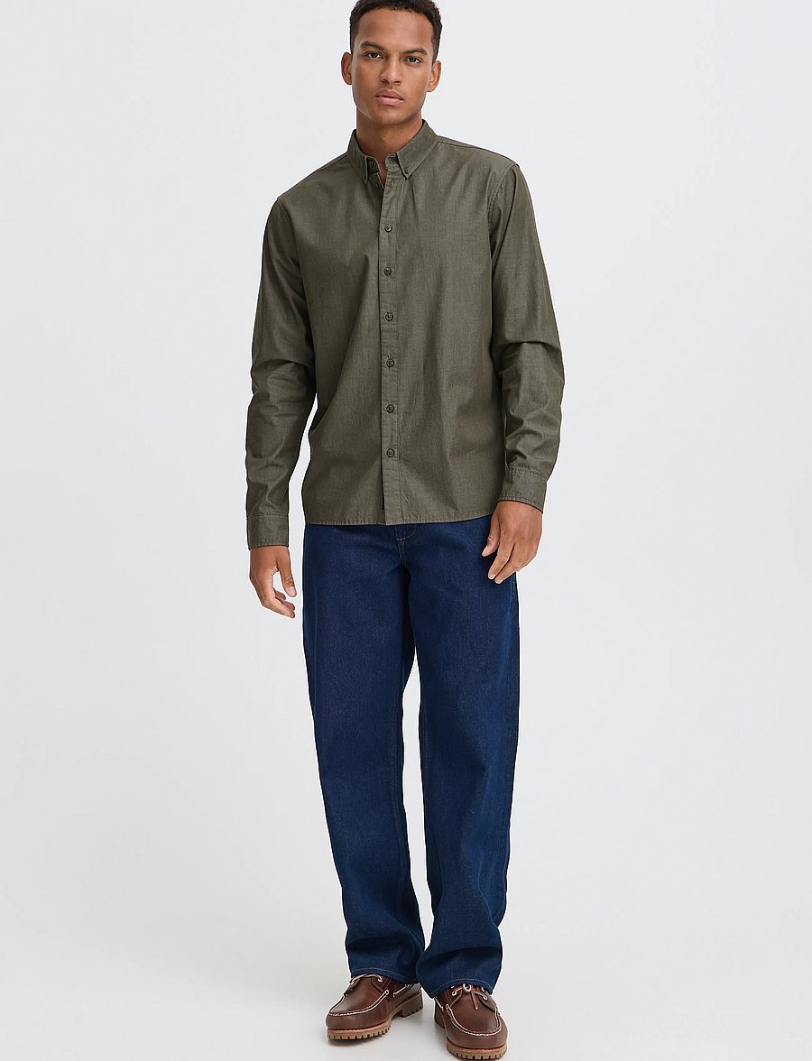 Blend - BHCLAUDI SHIRT - casual skjorter - deep depths - 0