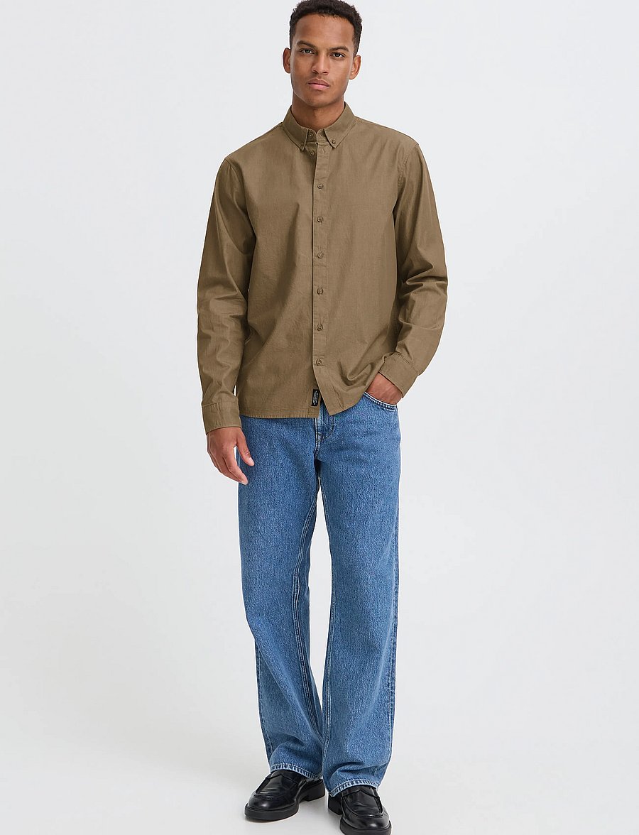Blend - BHCLAUDI SHIRT - casual skjorter - kangaroo melange - 0