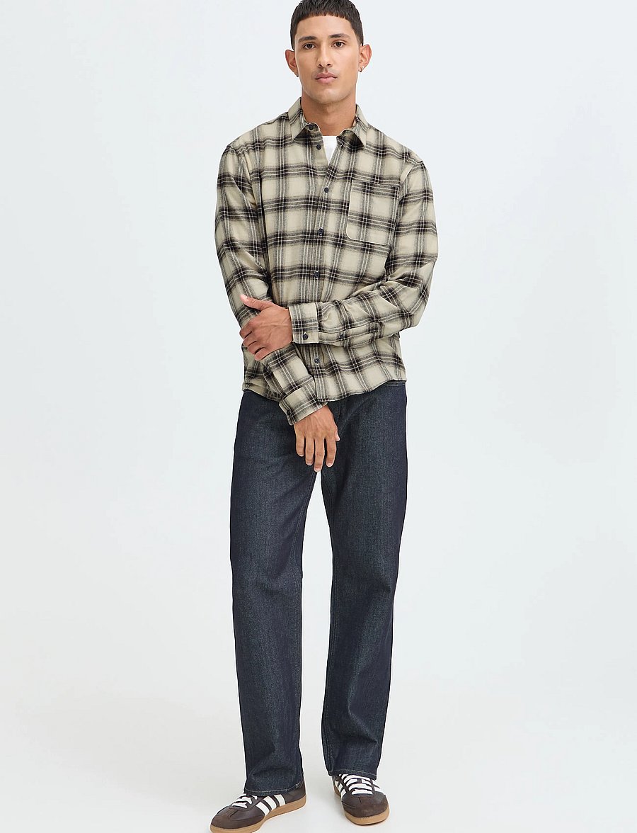 Blend - BHCLAUS SHIRT - flannel shirts - oyster gray - 0