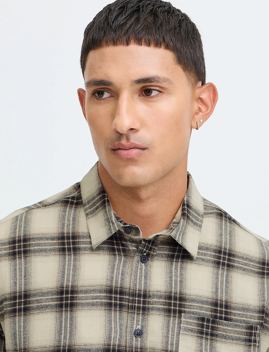 Blend - BHCLAUS SHIRT - flannel shirts - oyster gray - 4