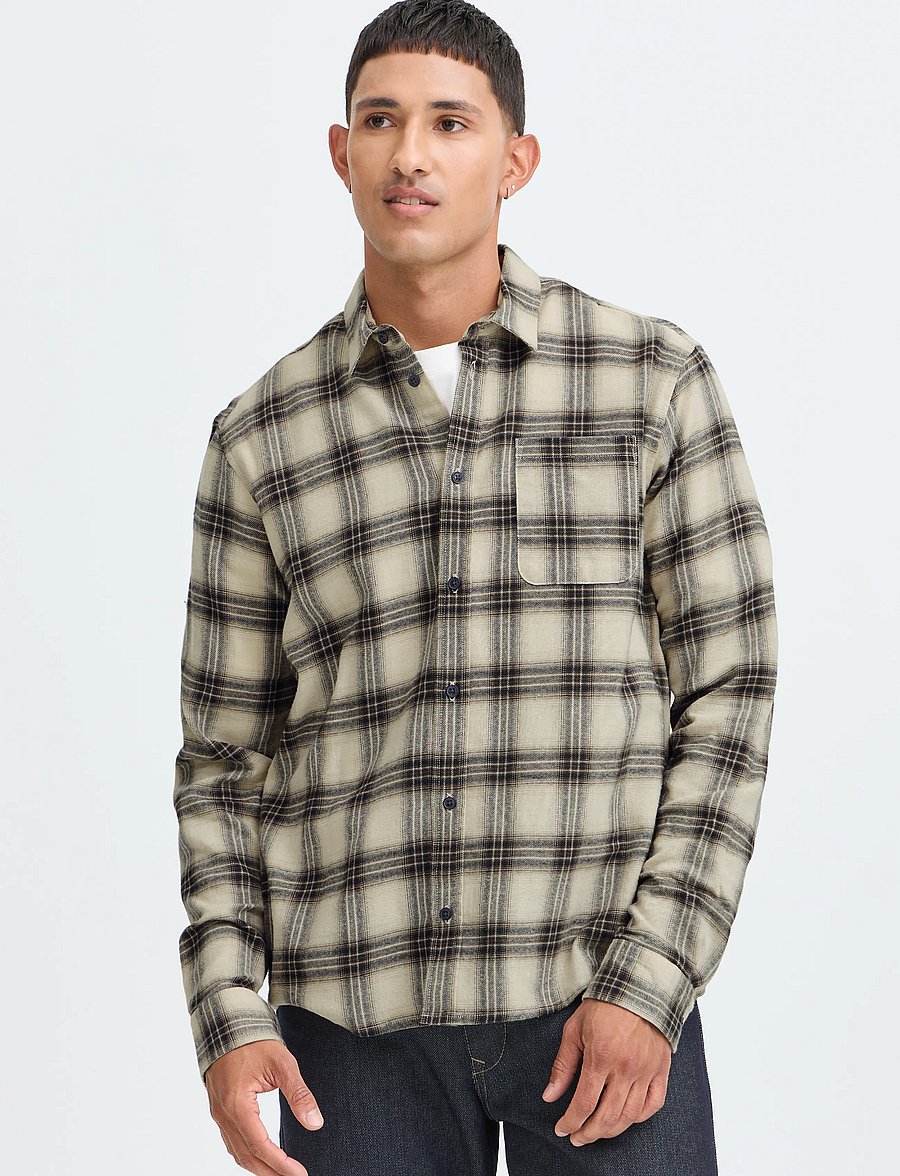 Blend - BHCLAUS SHIRT - flannel shirts - oyster gray - 5