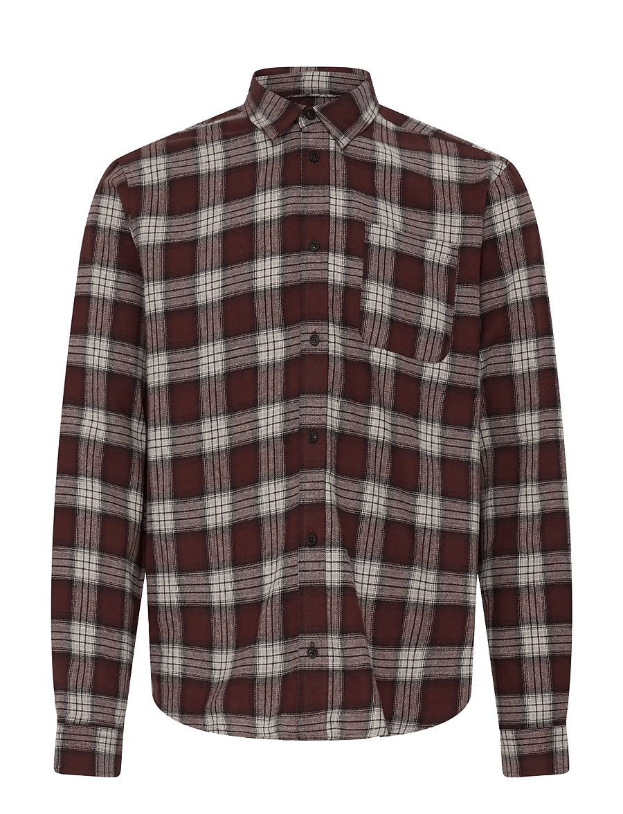 Blend - BHCLAUS SHIRT - flannel-skjorter - rum raisin - 1