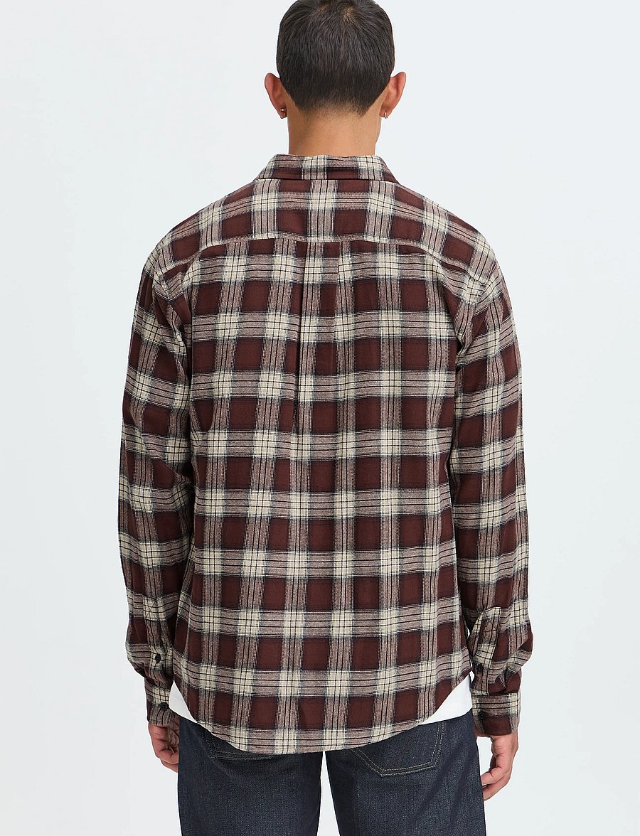 Blend - BHCLAUS SHIRT - flannel-skjorter - rum raisin - 3