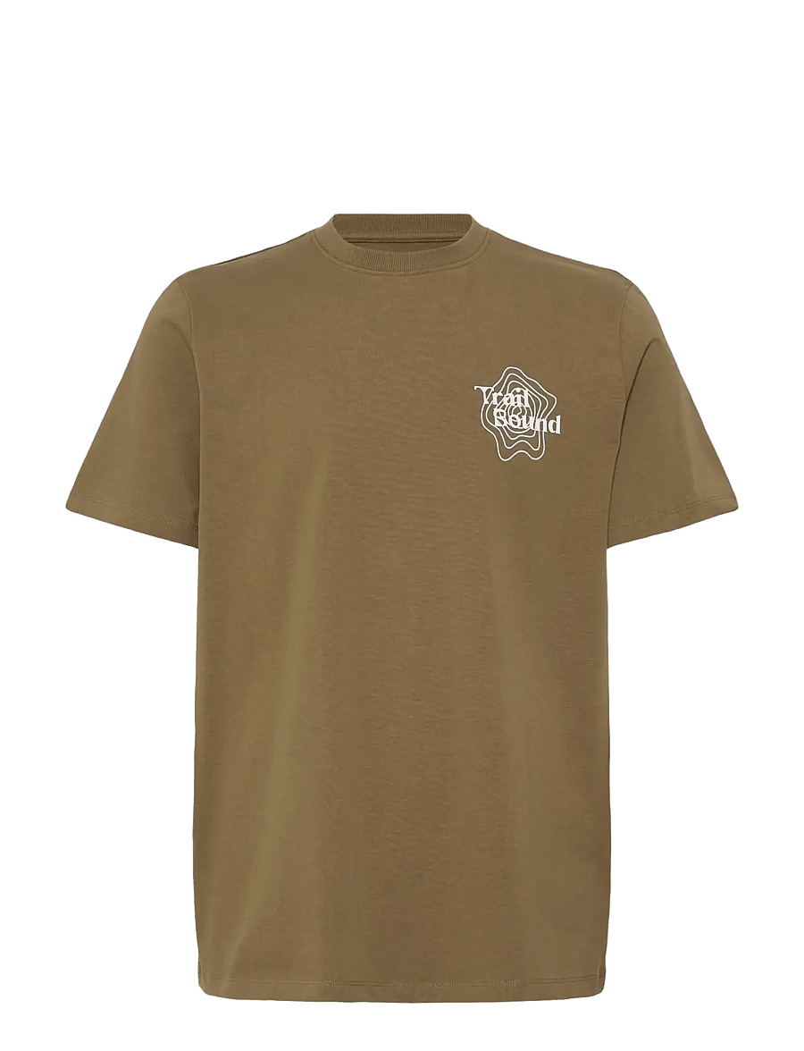 Blend - BHLEVI S/S GRAPHIC TEE - kortærmede t-shirts - kangaroo - 1