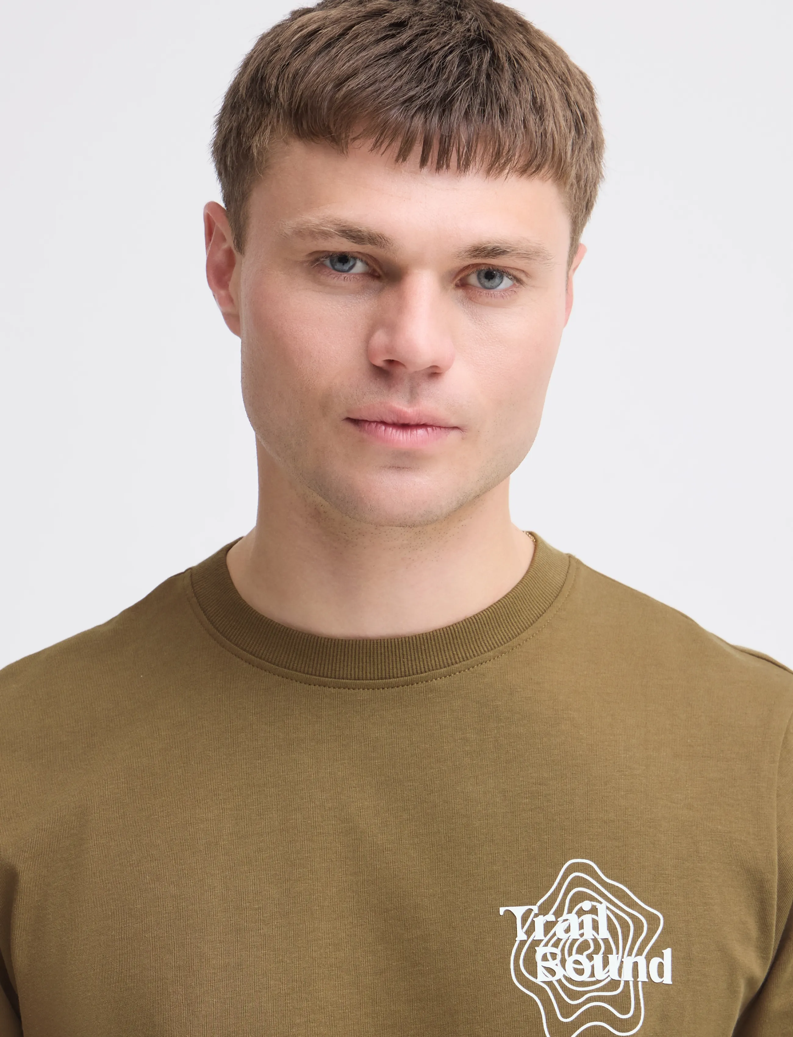 Blend - BHLEVI S/S GRAPHIC TEE - kortærmede t-shirts - kangaroo - 4