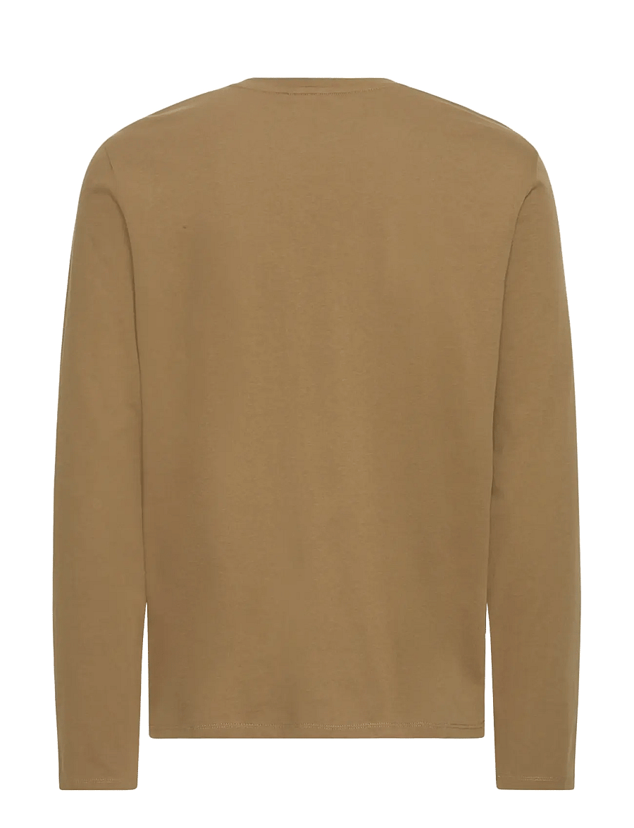 Blend - BHLEONARDO L/S LOGO TEE - langærmede t-shirts - kangaroo - 2