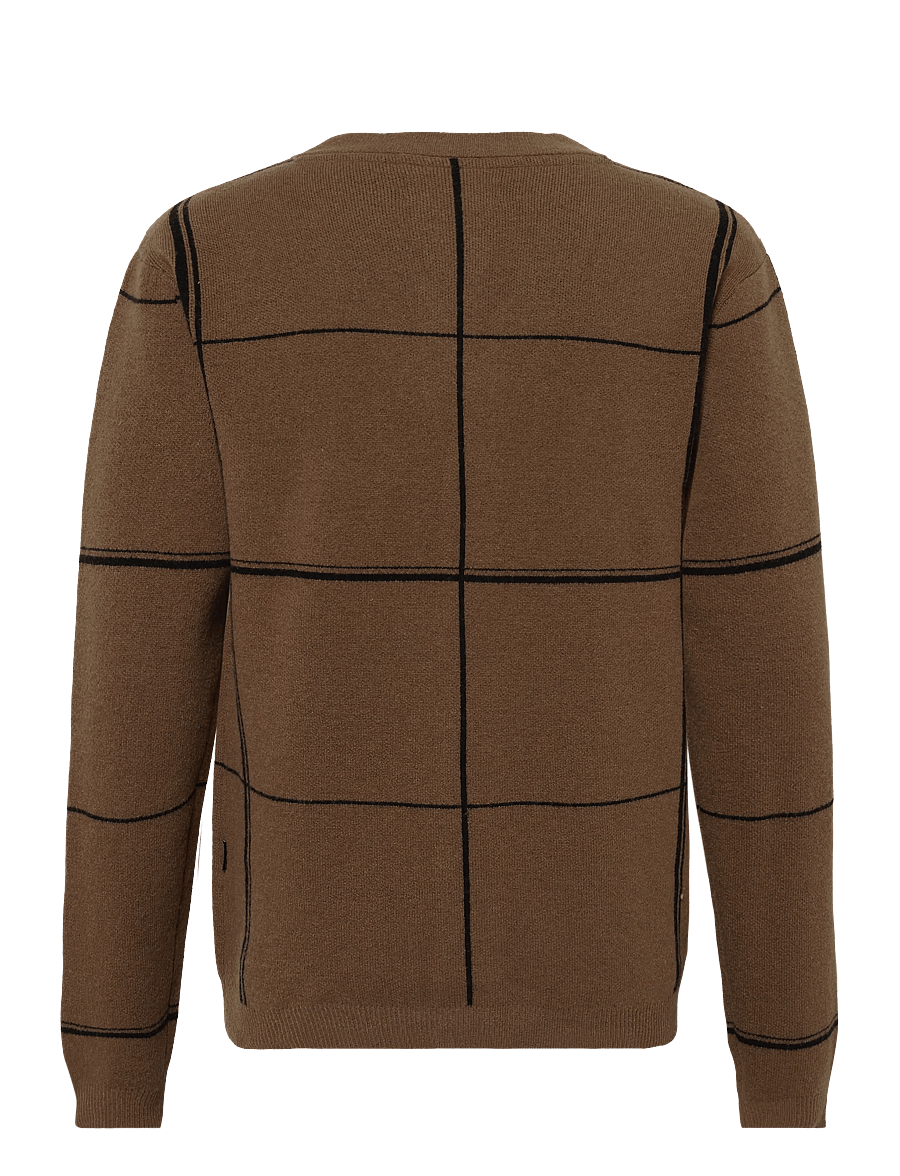 Blend - BHBRANKO CARDIGAN CHECK - vesten - kangaroo - 2