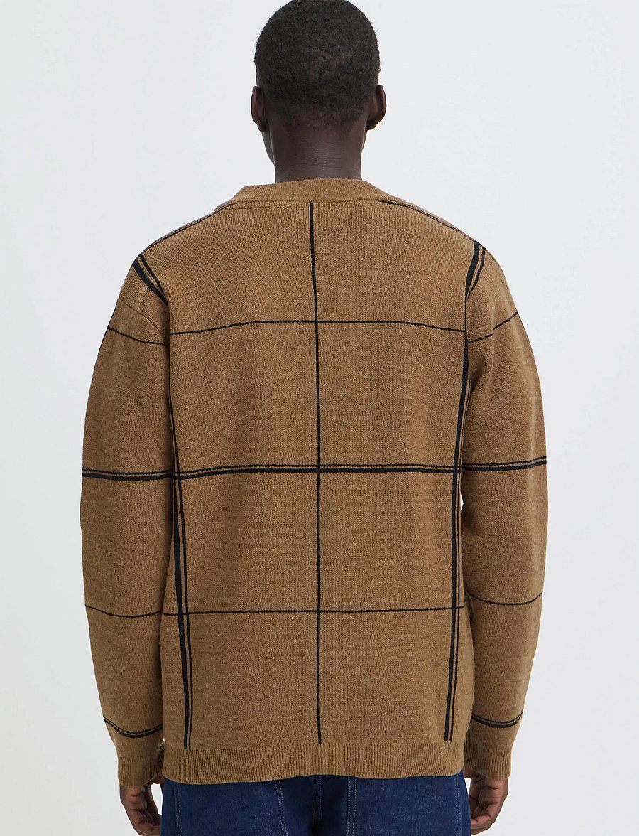 Blend - BHBRANKO CARDIGAN CHECK - kardiganid - kangaroo - 2