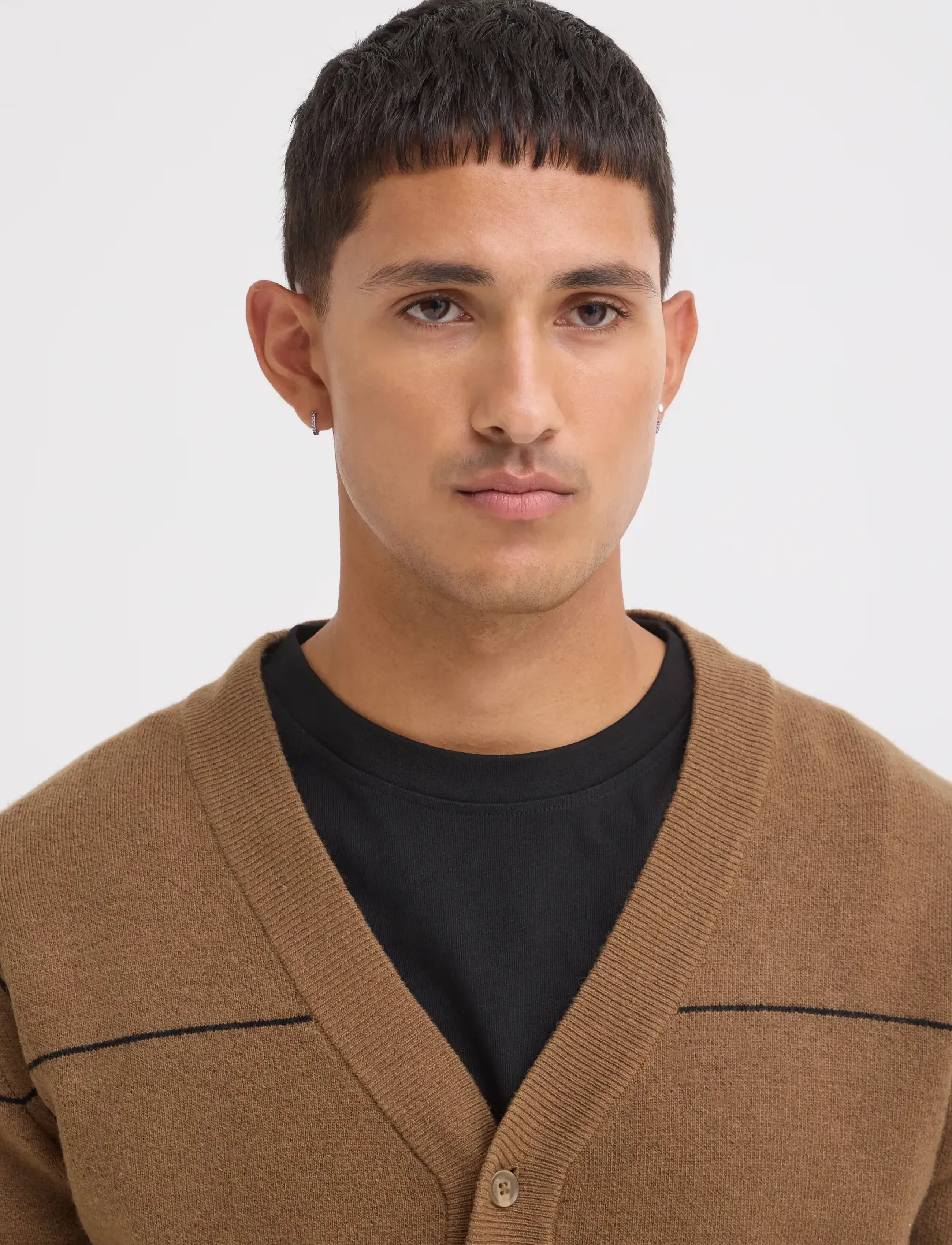 Blend - BHBRANKO CARDIGAN CHECK - koftor - kangaroo - 3