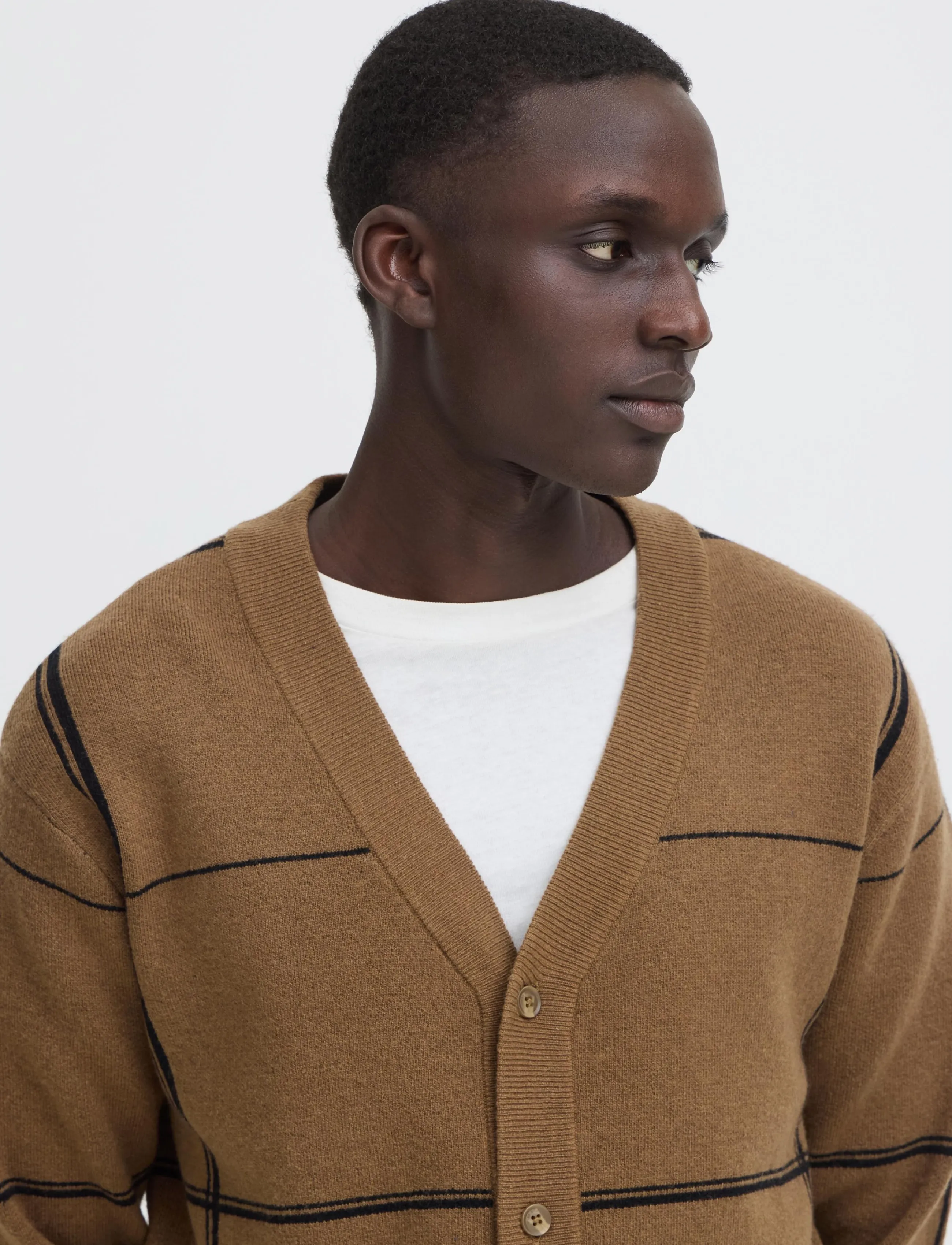 Blend - BHBRANKO CARDIGAN CHECK - kardiganid - kangaroo - 3