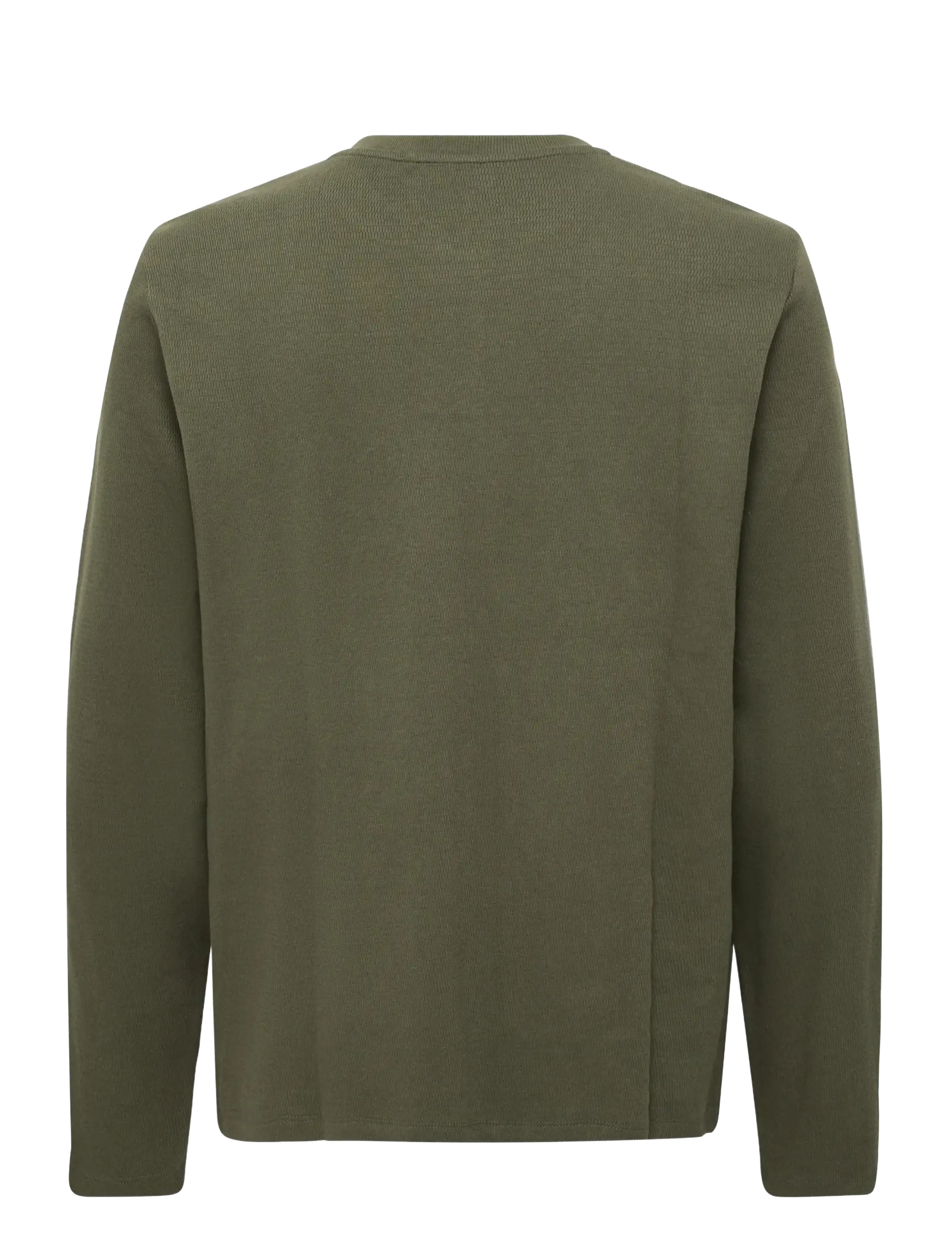 Blend - BHLEWIS L/S STRUCTURE GD TEE - langærmede t-shirts - deep depths - 2