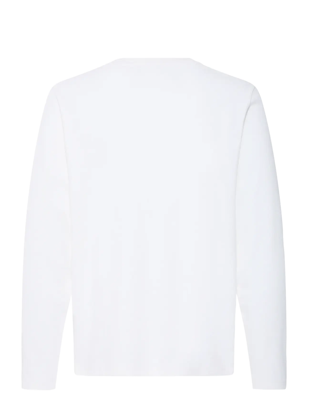 Blend - BHLEWIS L/S STRUCTURE GD TEE - langærmede t-shirts - snow white - 2