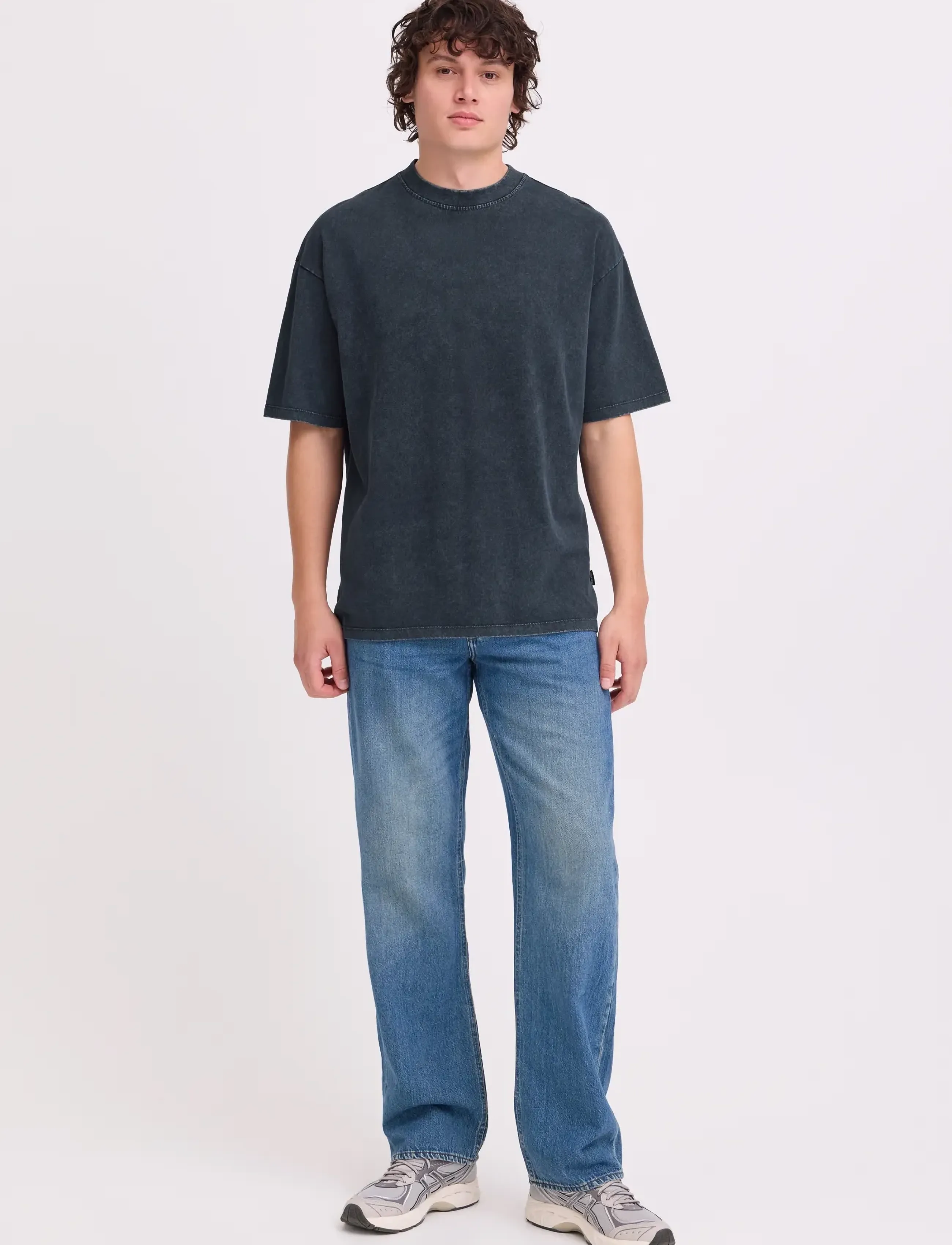 Blend BHLANCE S/S WASH RLX TEE - Kurzärmelige T-Shirts - BLACK BEAUTY / black