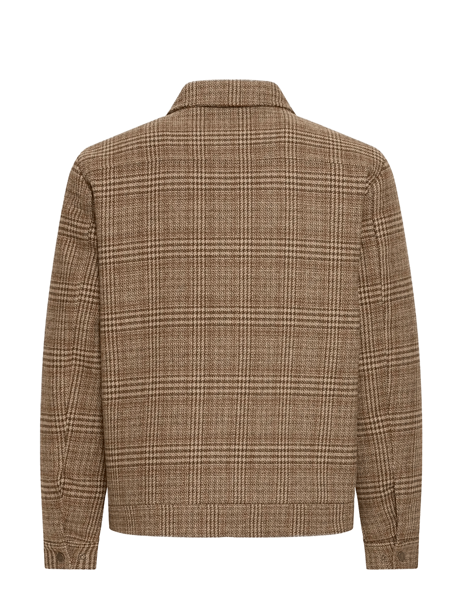 Blend - BHGILBERTO WOOL CHECK JKT - efterårsjakker - turkish coffee - 2