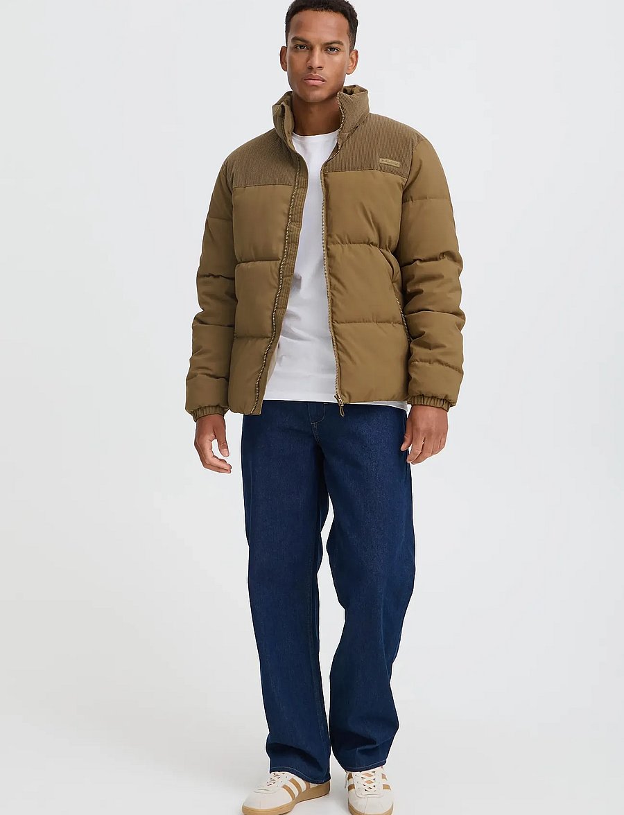 Blend - BHFLYNN FABRIC MIX JKT. - vinterjackor - kangaroo - 0
