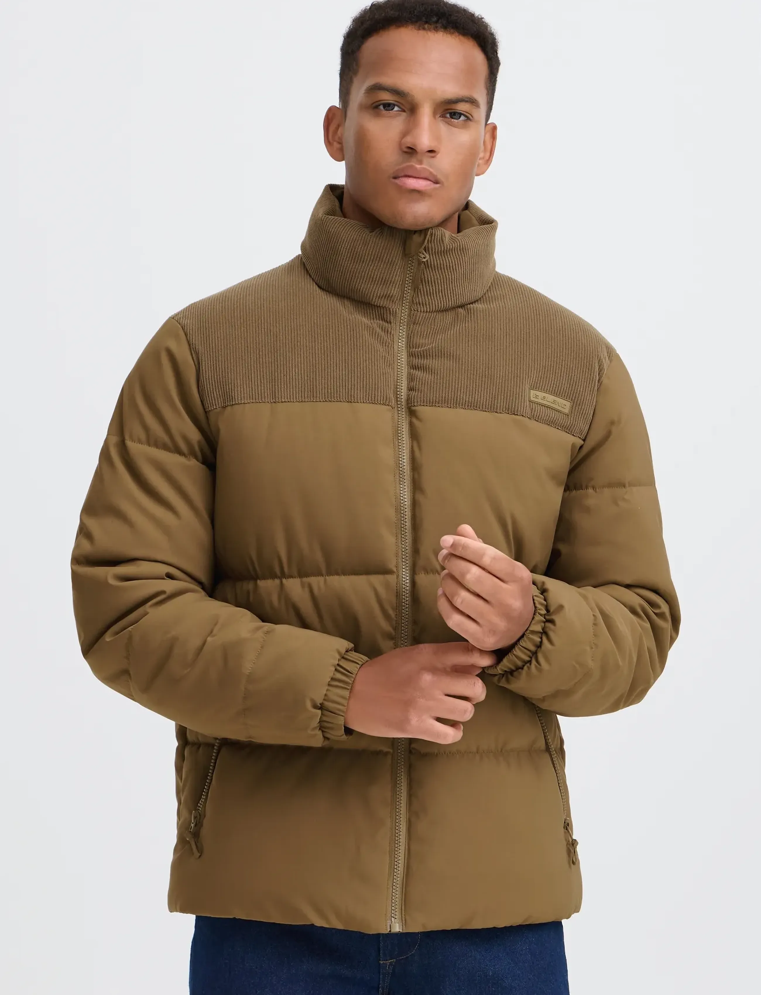 Blend - BHFLYNN FABRIC MIX JKT. - vinterjackor - kangaroo - 5