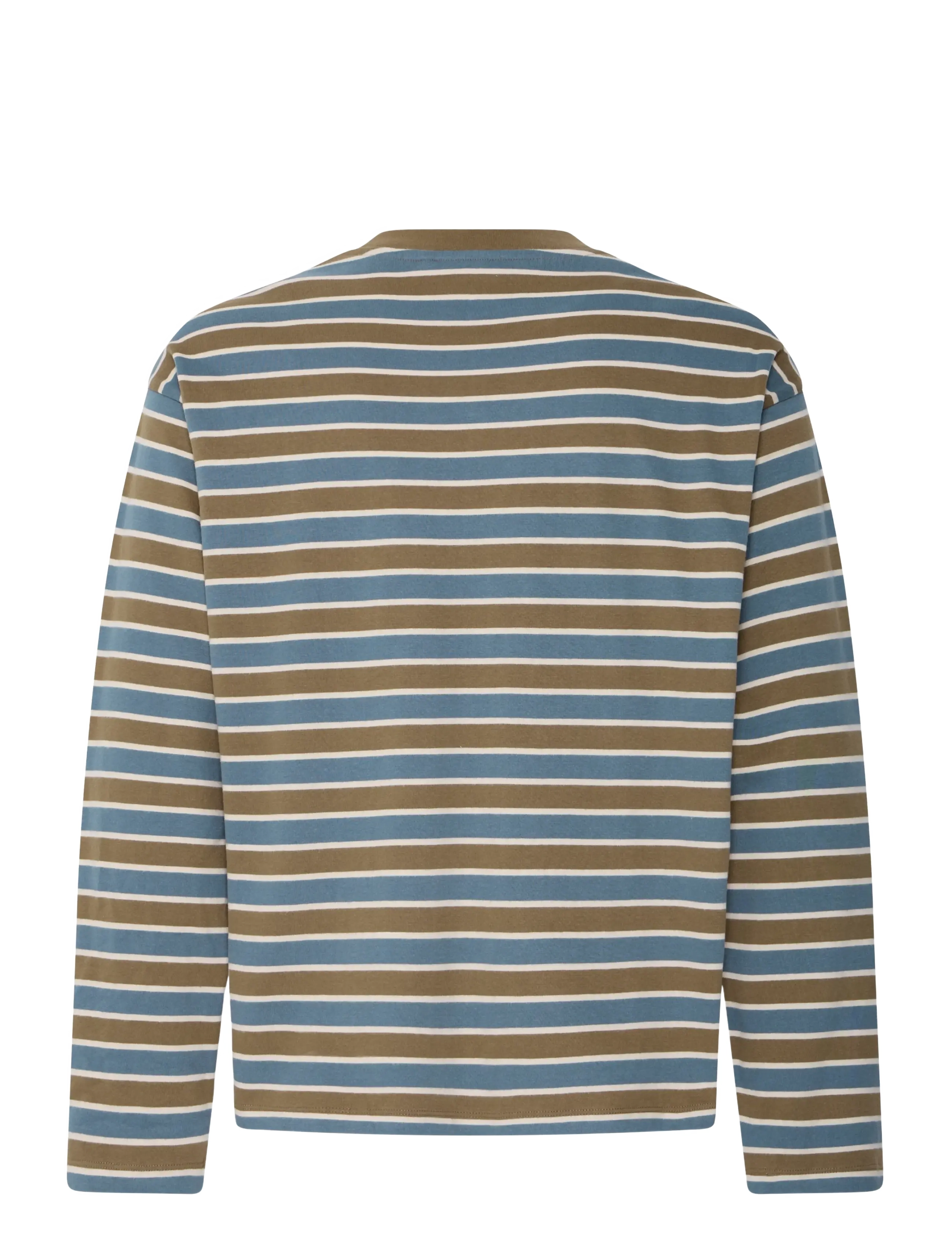 Blend - BHKHALID L/S STRIPE TEE - stormy weather - 2
