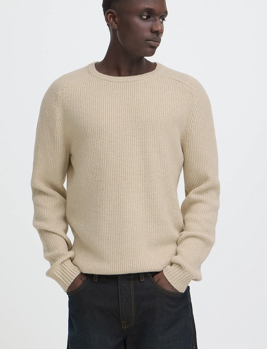 Blend - BHDANER KNIT - Ümara kaelusega - oyster gray - 5