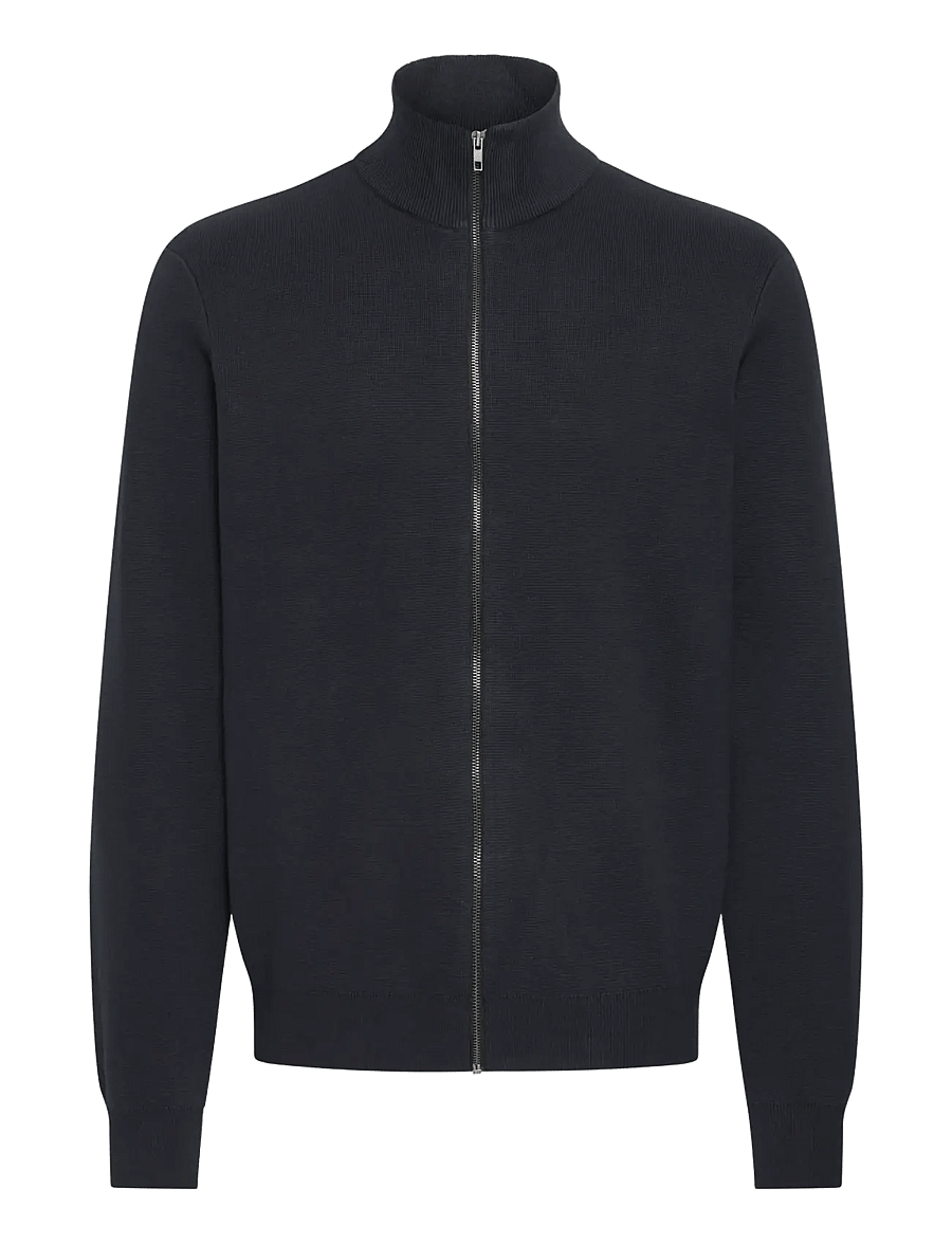 Blend - BHBOYAN ZIPP - pullover mit durchgehendem reißverschluss - black beauty - 1