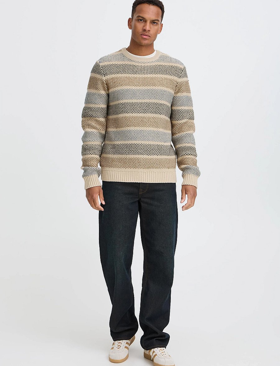 Blend - BHBRYDE CREW KNIT - stormy weather - 0