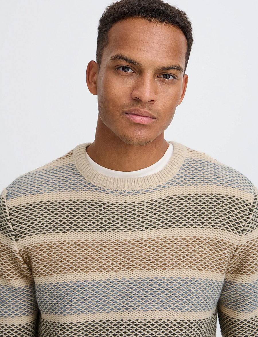 Blend - BHBRYDE CREW KNIT - stormy weather - 4