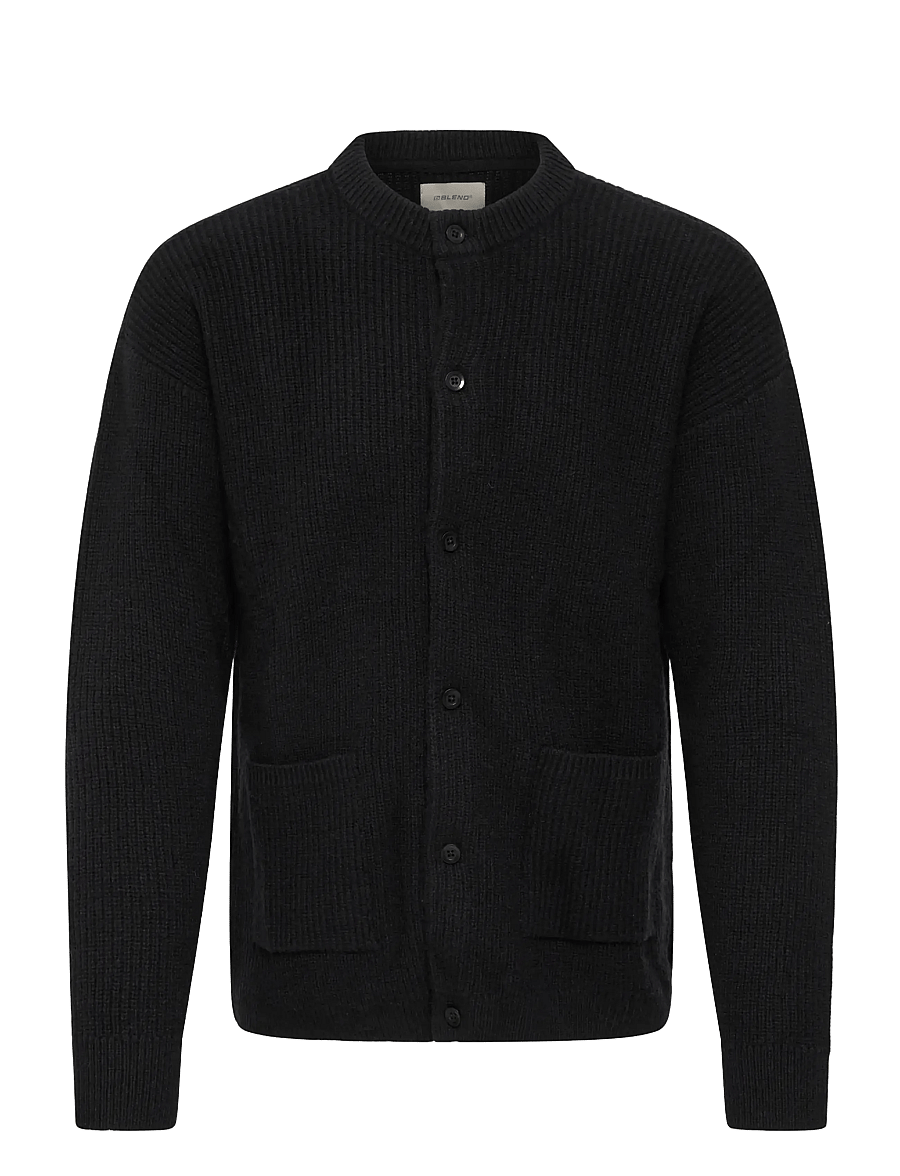 Blend - BHBOS KNIT CARD - koftor - black beauty - 1