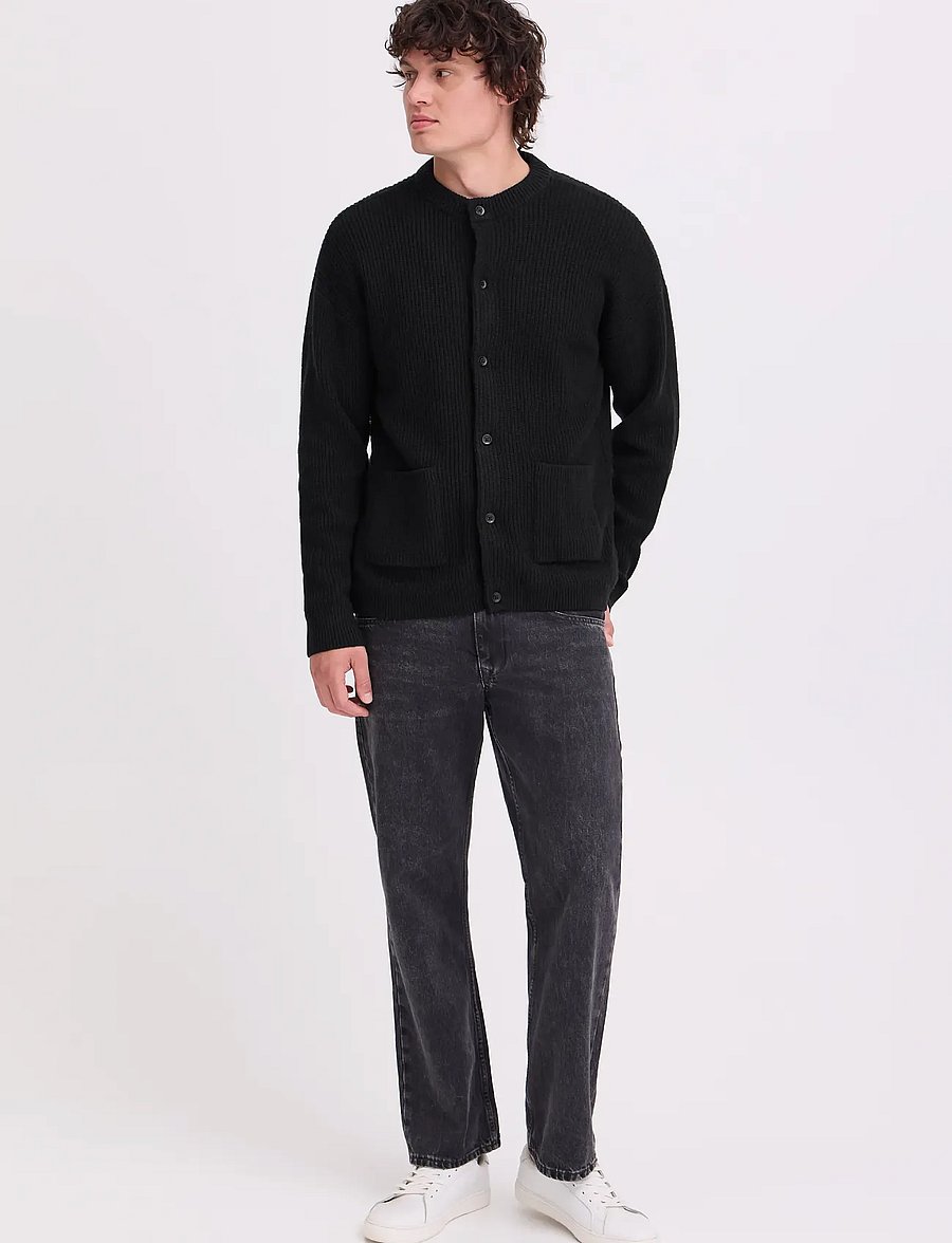 Blend - BHBOS KNIT CARD - koftor - black beauty - 0