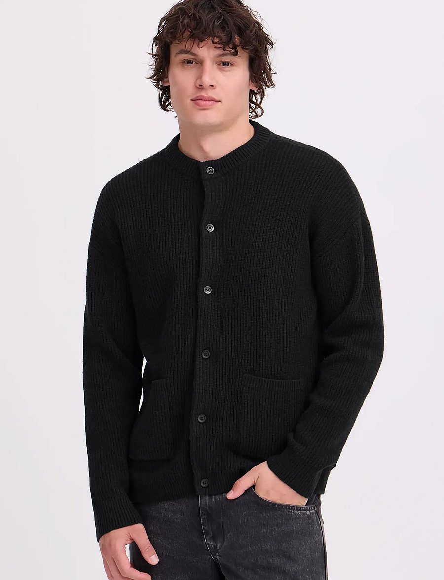 Blend - BHBOS KNIT CARD - koftor - black beauty - 3