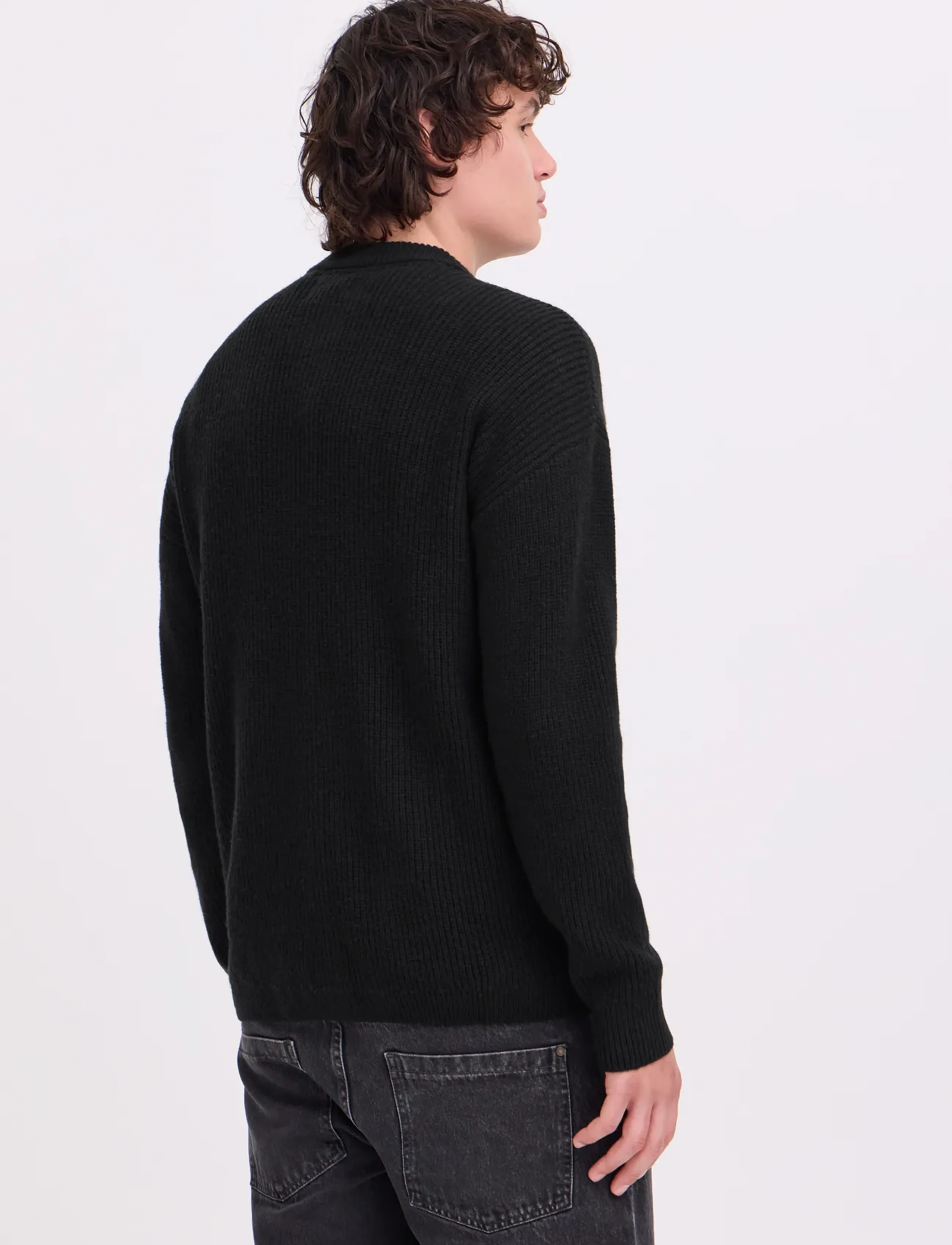 Blend - BHBOS KNIT CARD - koftor - black beauty - 4