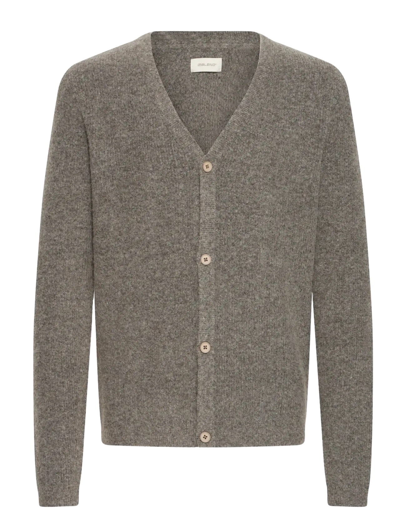 Blend BHBRONO KNIT CARDIGAN - Blend - CROCKERY MELANGE / brown