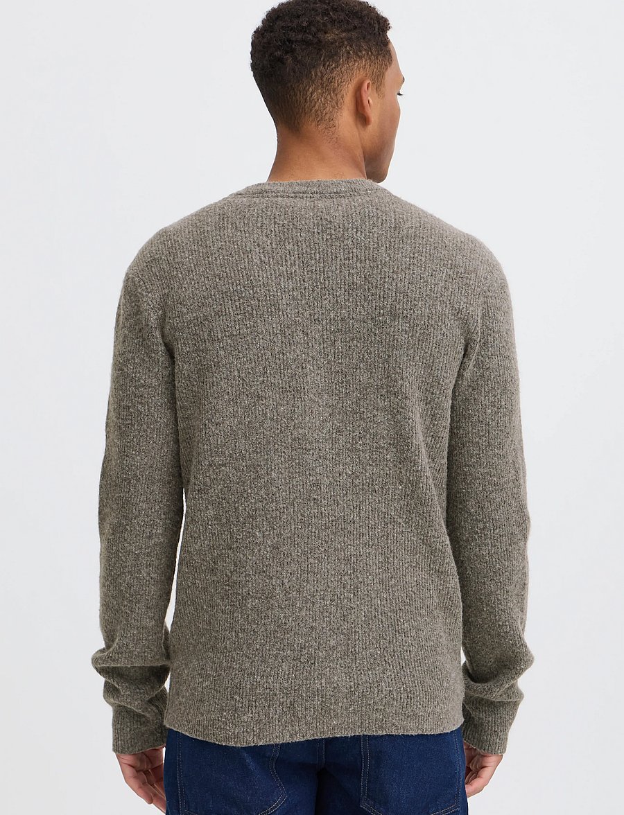 Blend - BHBRONO KNIT CARDIGAN - cardigans - crockery melange - 3